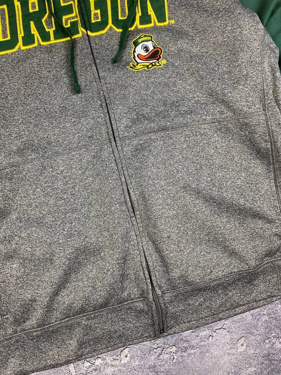 Champion Champion Oregon Ducks Full Zip Hoodie NCAA Sweatshirt Men's Size US L / EU 52-54 / 3 - 7 Thumbnail