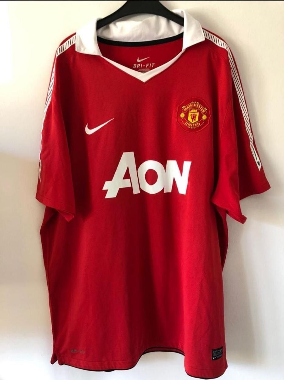 Nike Vintage 2010-2011 Manchester United Home Jersey Size US XL / EU 56 / 4 - 1 Thumbnail
