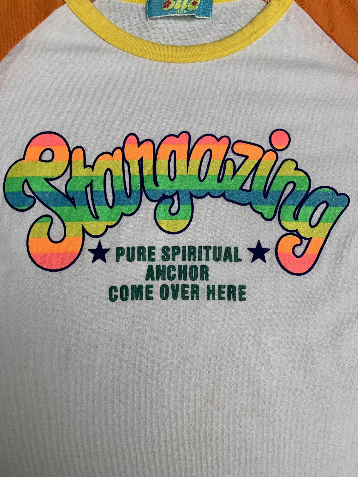 Japanese Brand y2k Sue Japan Stargazing Rainbow Graphic Ringer Top Size S / US 4 / IT 40 - 4 Thumbnail