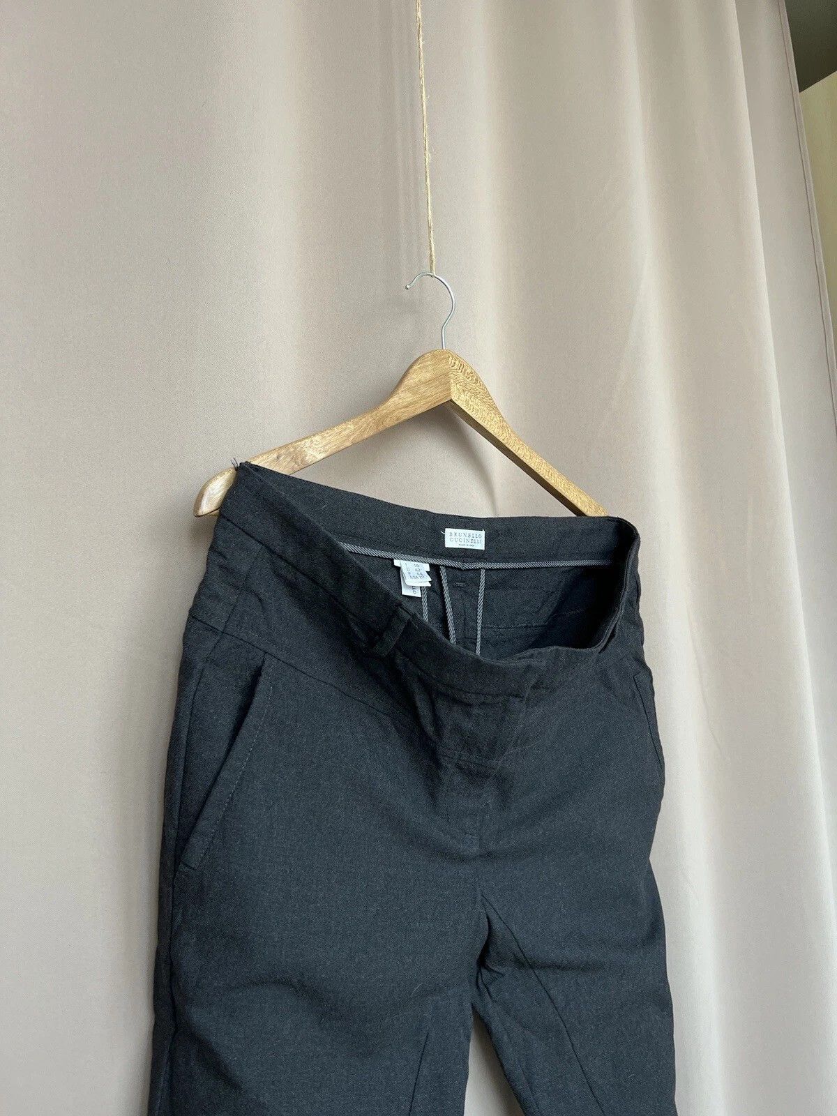 Brunello Cucinelli Brunello Cucinelli Wool Pants Womens Size M/L or US 12 Size 34" / US 12 / IT 48 - 4 Thumbnail