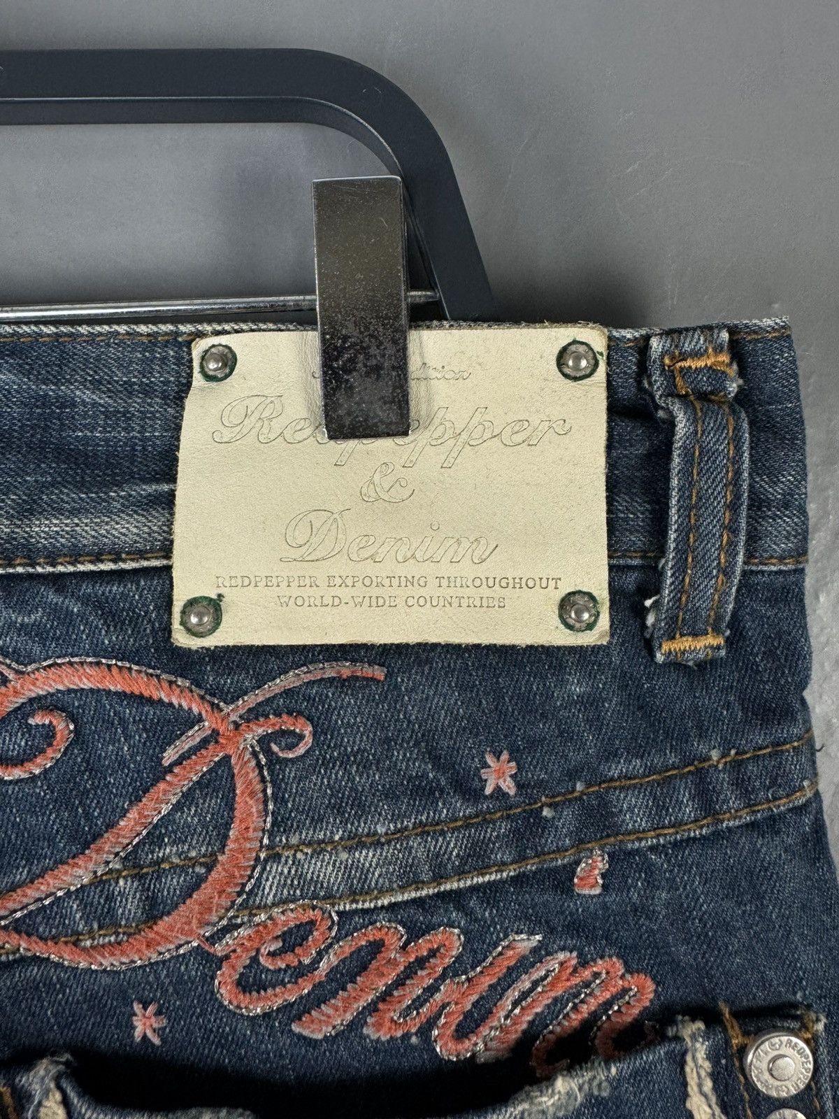 Vintage VINTAGE REDPAPPER JAPANESE STYLE DISTRESSED DENIM Size US 30 / EU 46 - 12 Thumbnail