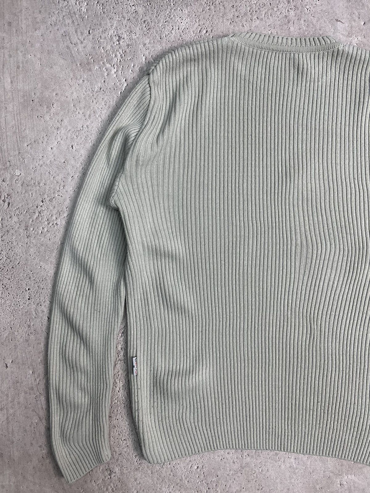 20471120 × Diesel VINTAGE ARCHIVE Y2K STRIPED DISTRESSED DRAGON DIESEL SWEATER Size US M / EU 48-50 / 2 - 10 Thumbnail