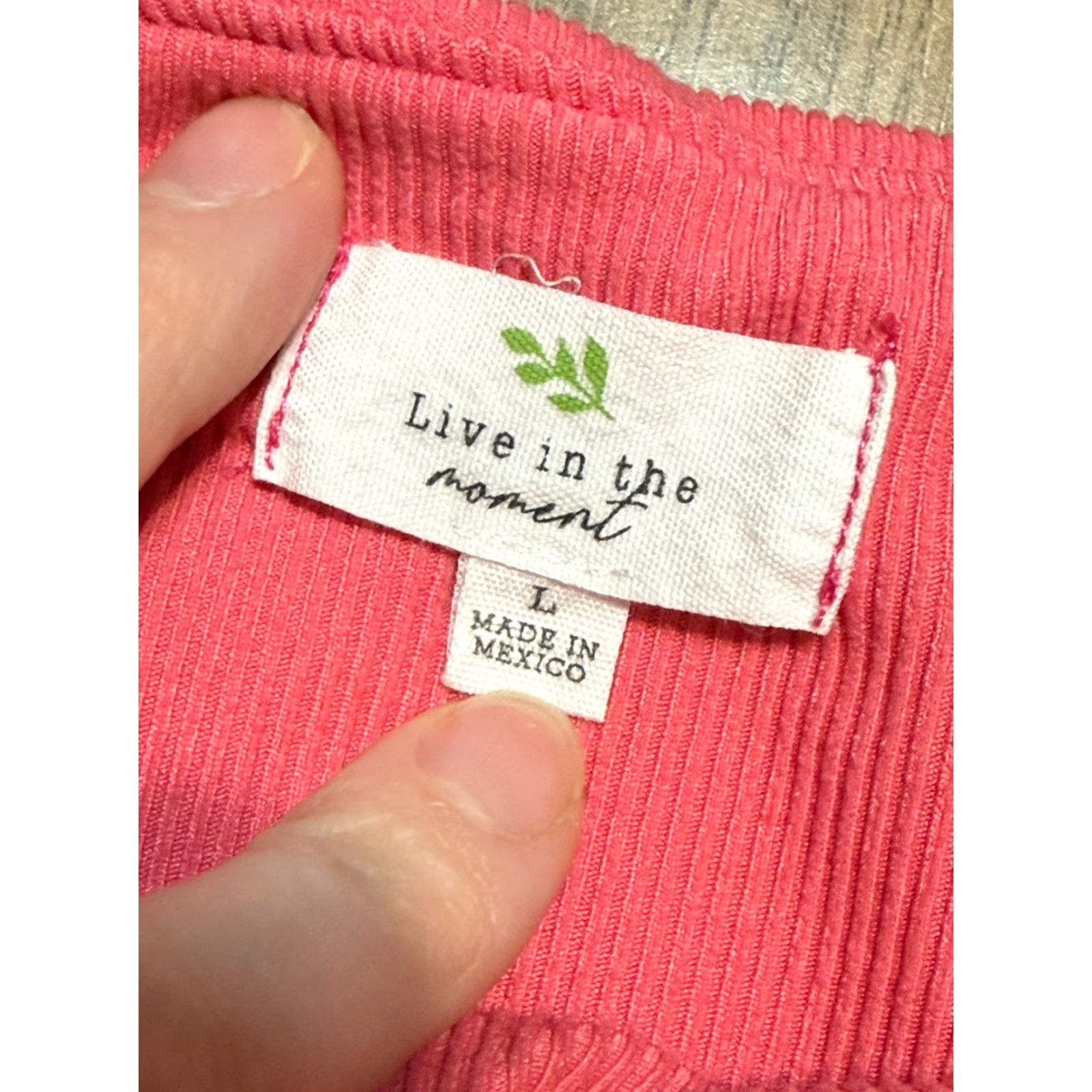 Vintage Live in the Moment Bodysuit Women's Large Pink Strapless Tube Pull On Size L / US 10 / IT 46 - 5 Thumbnail