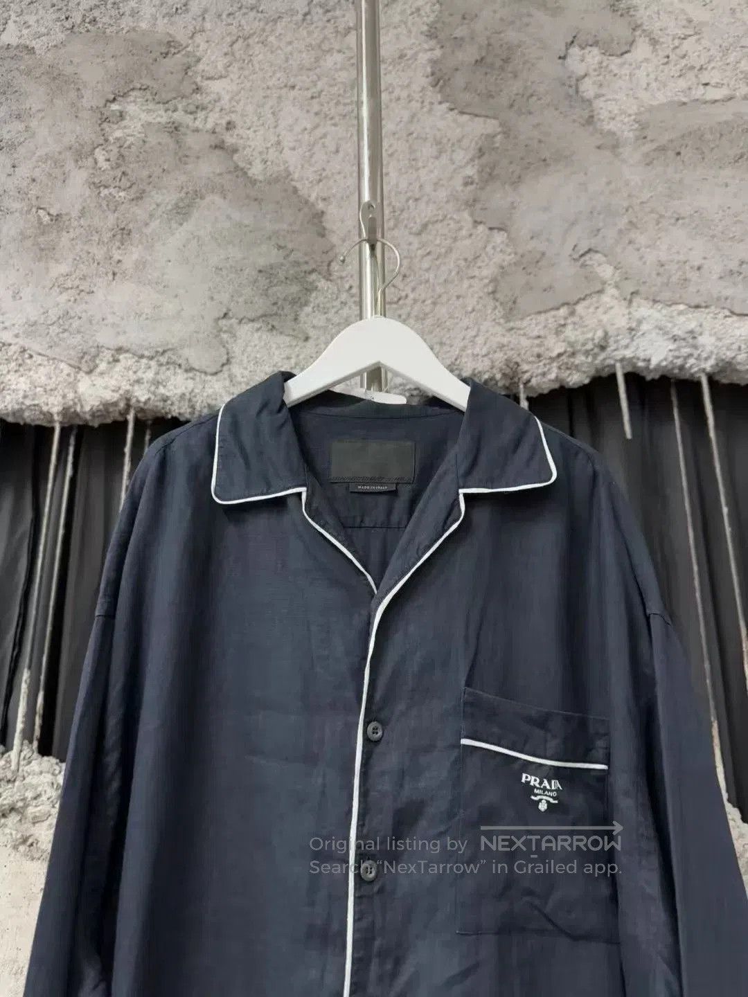 Prada Prada Classic Logo Pocket Shirt Jacket. Size US L / EU 52-54 / 3 - 3 Thumbnail