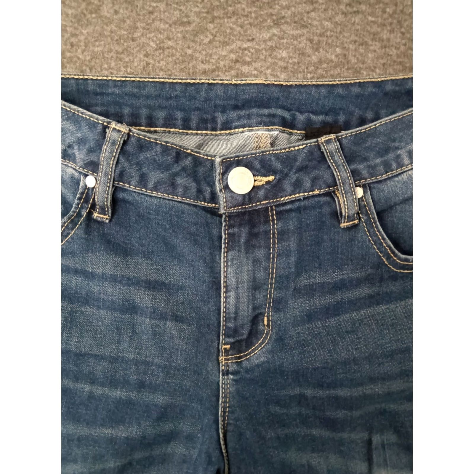 Vintage Unbranded Cuffed Jeans Shorts Blue 4 Women Shirt Adult Regular XS-XXL (omit) Size 27" / US 4 / IT 40 - 3 Thumbnail