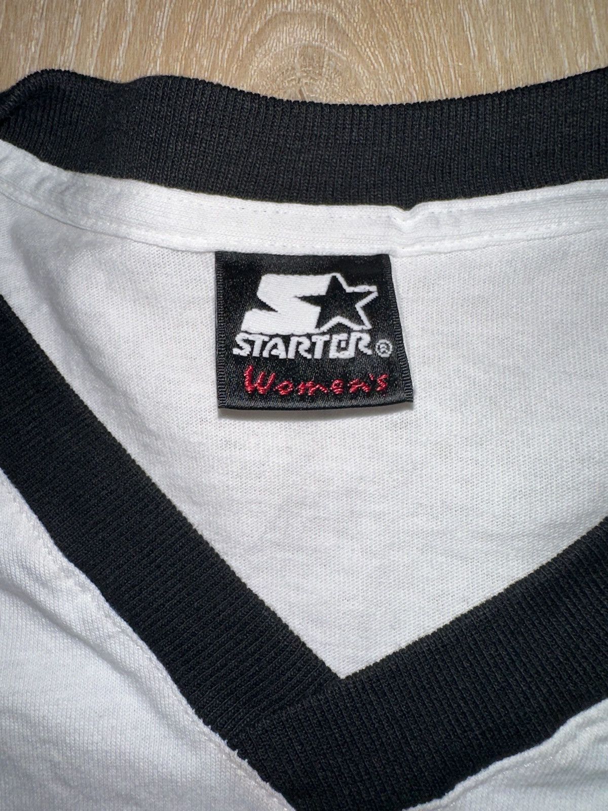 Starter × Vintage Vintage Y2K Women’s Buda Bean Starter Crop Top T-Shirt Size M / US 6-8 / IT 42-44 - 4 Thumbnail