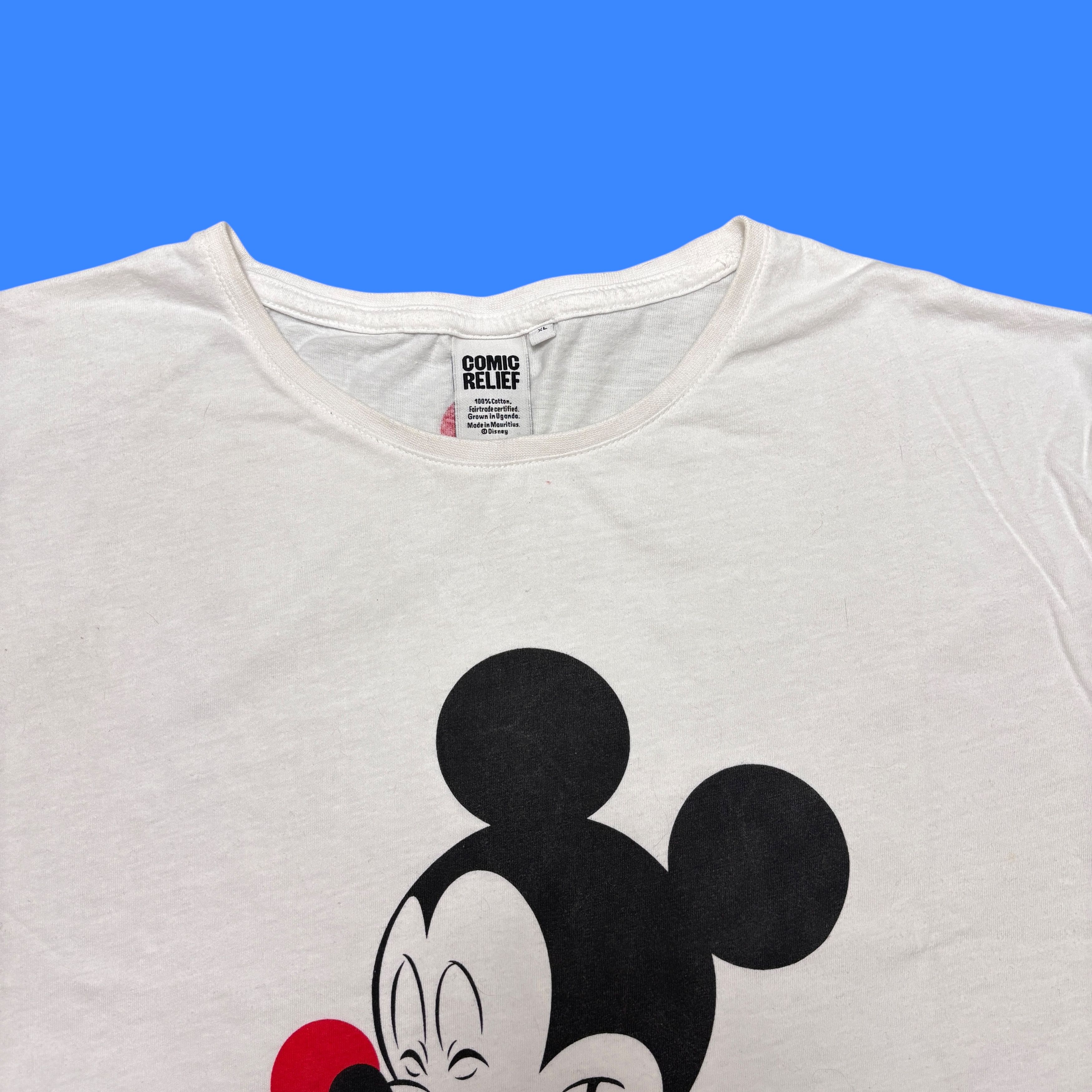 Cartoon Network × Disney × Mickey Mouse Mickey Mouse Shirt Comic Relief Red Nose Day Disney Cartoon Size US XL / EU 56 / 4 - 4 Thumbnail