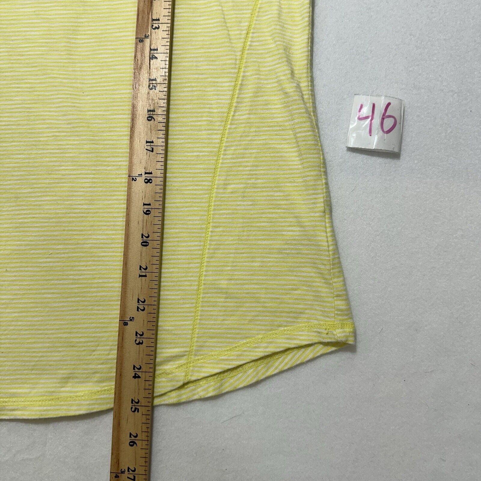 Other Talbots Hello Saturday Large Yellow Stripe Pullover Tank Top Size L / US 10 / IT 46 - 9 Thumbnail