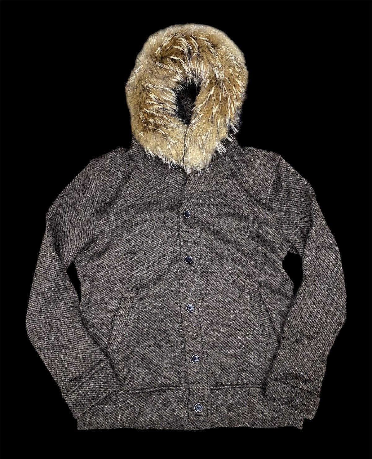 If Six Was Nine × Japanese Brand × Le Grande Bleu (L.G.B.) fur hoodie knitwear michel klein Size US L / EU 52-54 / 3 - 1 Thumbnail