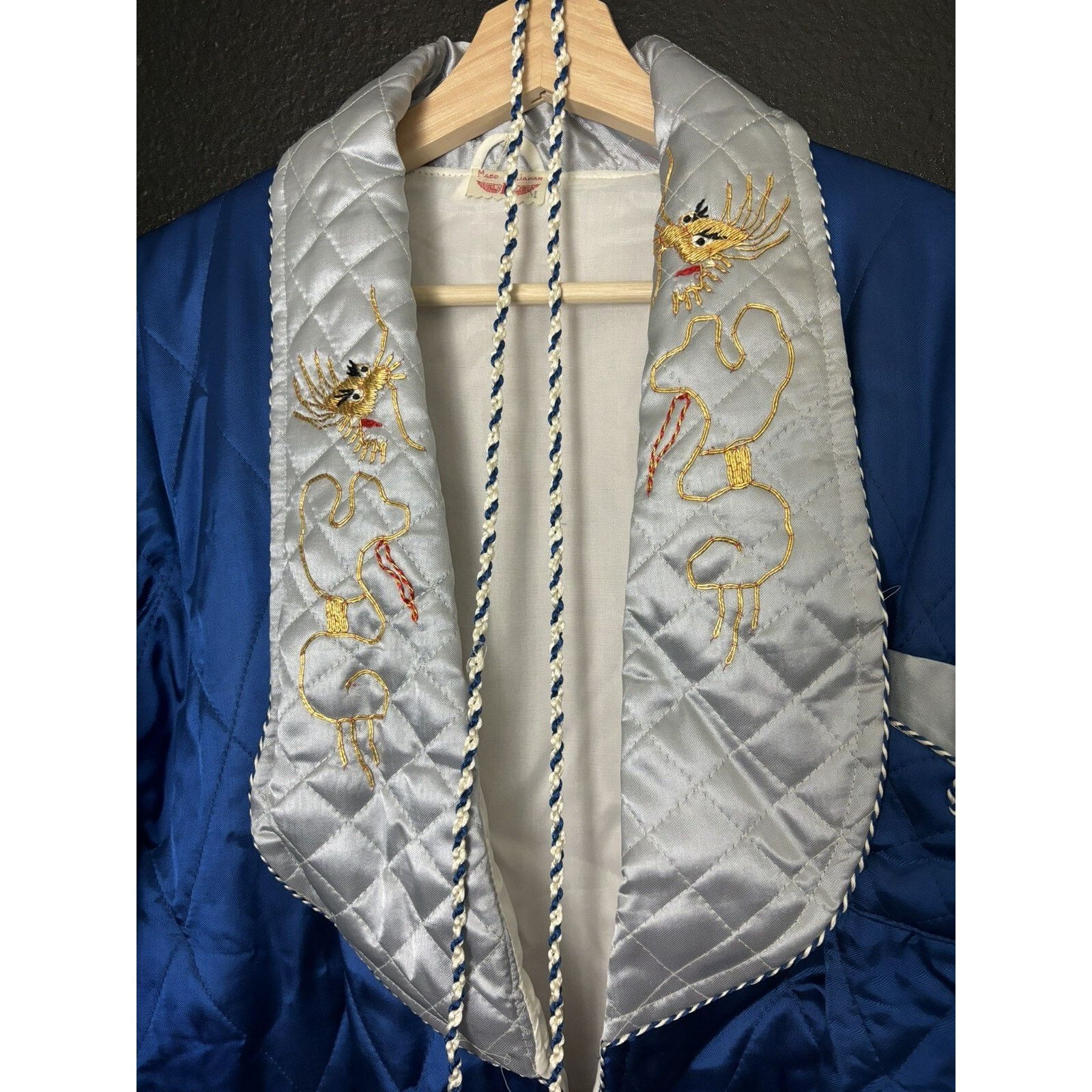 Other Vintage Japan Souvenir Smoking Quilted Shall Robe Rope Size US L / EU 52-54 / 3 - 2 Thumbnail