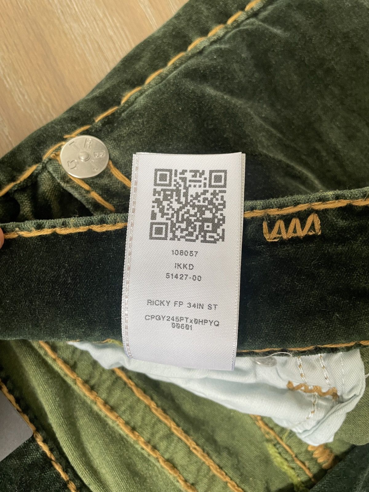 True Religion TRUE RELIGION - CONSTANTINE - RICKY RELAXED STRAIGHT Size US 31 - 18 Thumbnail