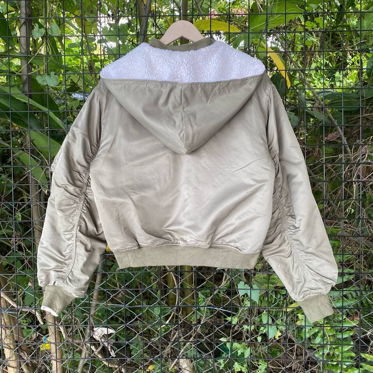 Japanese Brand × Vintage Vtg Earth M&E Sherpa Riversible Hoodie Zipper Jacket Size M / US 6-8 / IT 42-44 - 15 Thumbnail