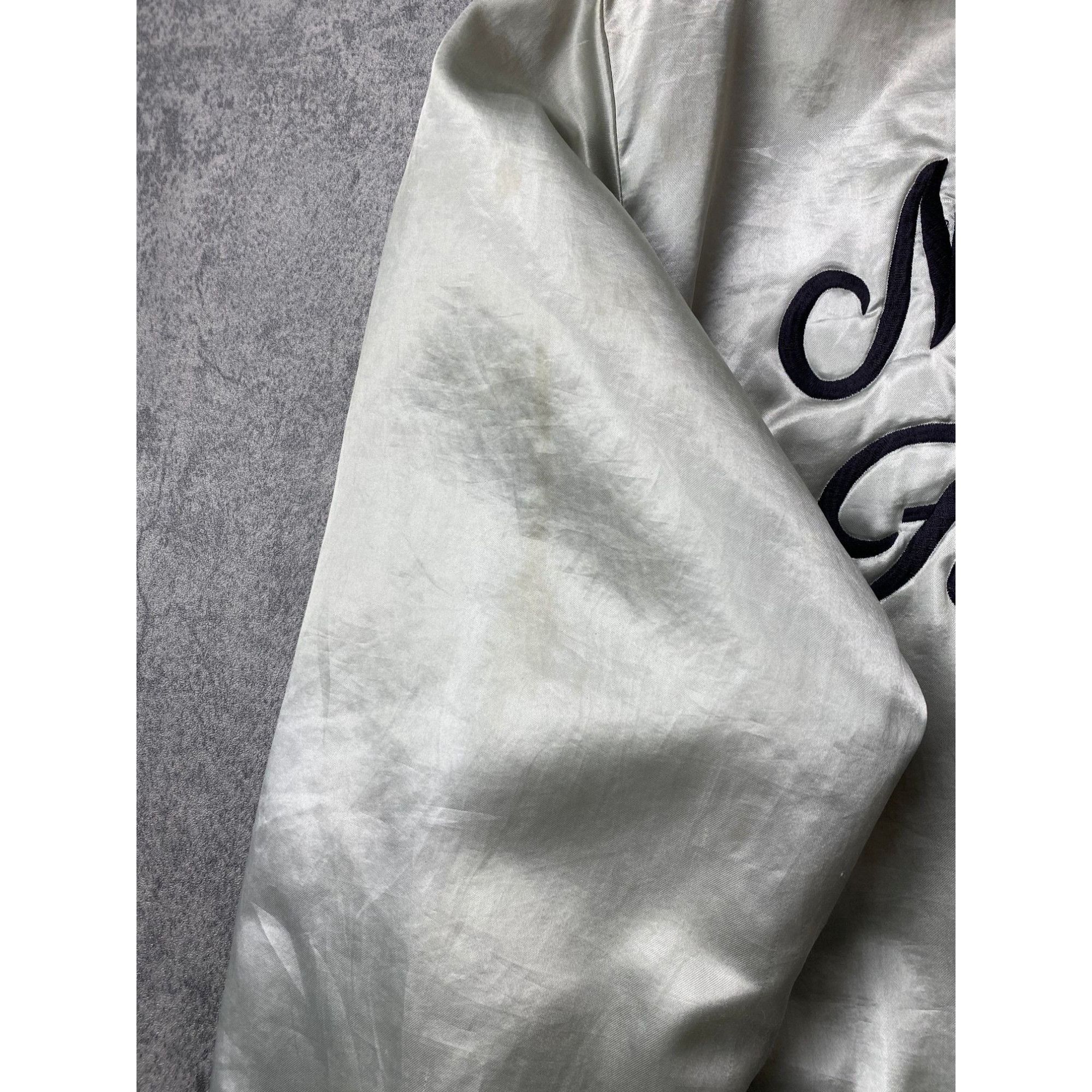 Vintage Vintage Maullers Football Jacket Satin Snap On Size US L / EU 52-54 / 3 - 7 Thumbnail
