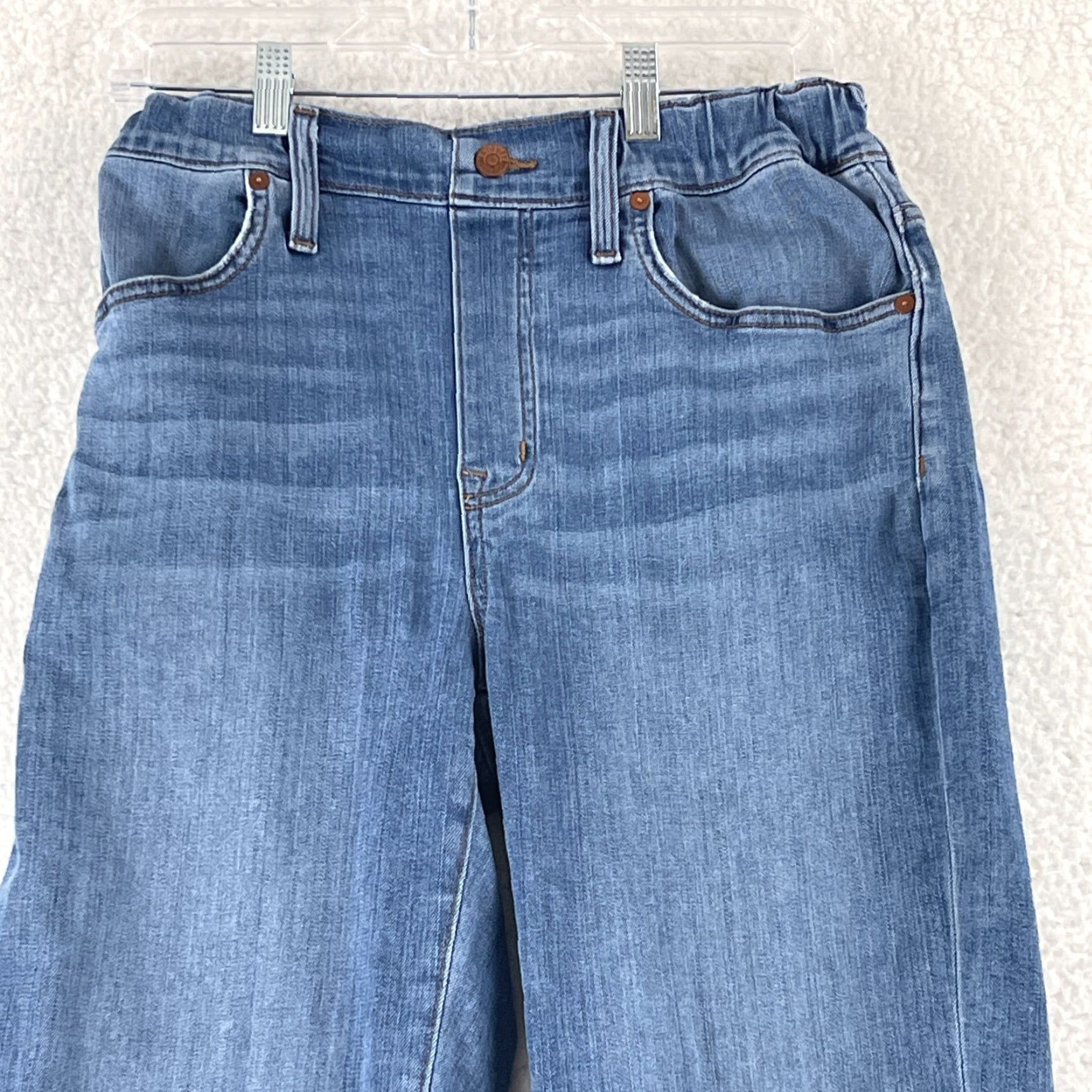 Madewell Madewell Jeans Womens Size 26 Pull On Straight Leg Blue Denim High-Rise Casual Jeans Size 26" / US 2 / IT 38 - 2 Thumbnail