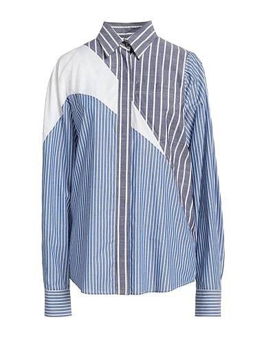 Cedric Charlier Cédric Charlier Two Tone Runway Stripe Shirt Button Up Size M / US 6-8 / IT 42-44 - 7 Thumbnail