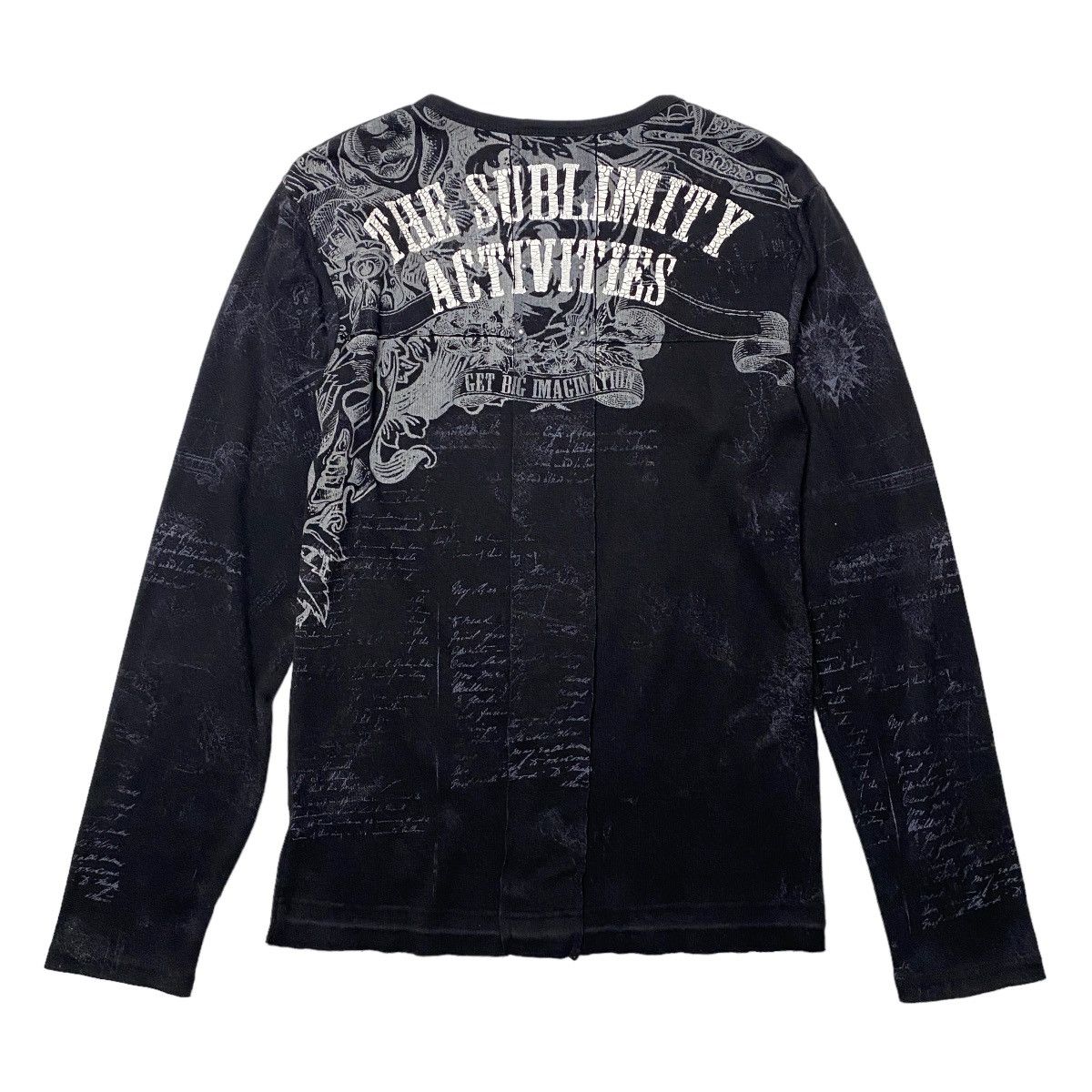 If Six Was Nine 2000's In The Attic Sick Tribal Poem Longsleeve Size US S / EU 44-46 / 1 - 2 Thumbnail