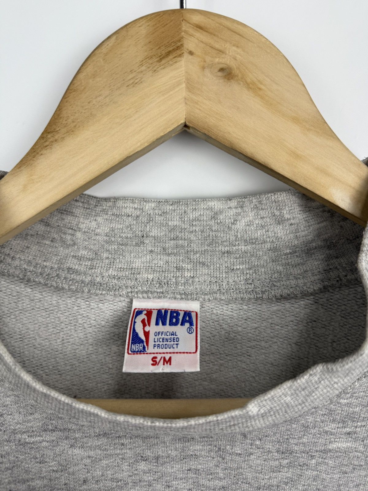Starter 🇺🇸 Vintage 90s Charlotte Hornets Larry Johnson NBA Sweatshirt Size US M / EU 48-50 / 2 - 9 Thumbnail