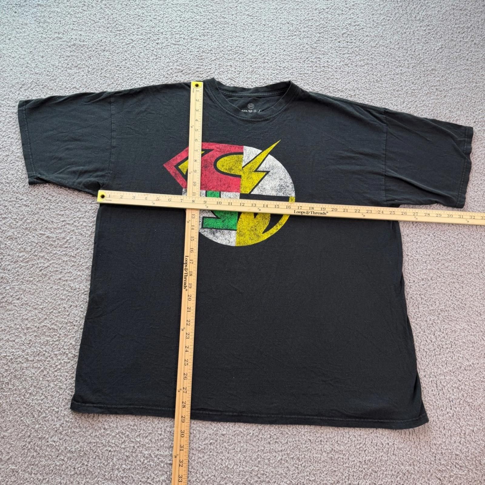 DC Comics DC Comics Originals Justice League T Shirt Black XXL Size US XXL / EU 58 / 5 - 3 Thumbnail