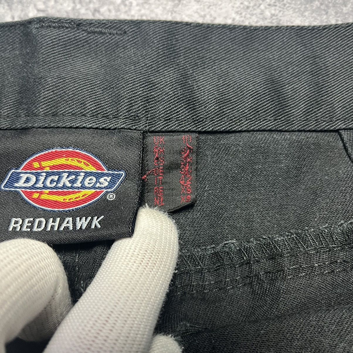 Dickies × Vintage Vintage Dickies Redhawk Black Cargo Workwear Pants Y2K Size US 28 / EU 44 - 7 Thumbnail