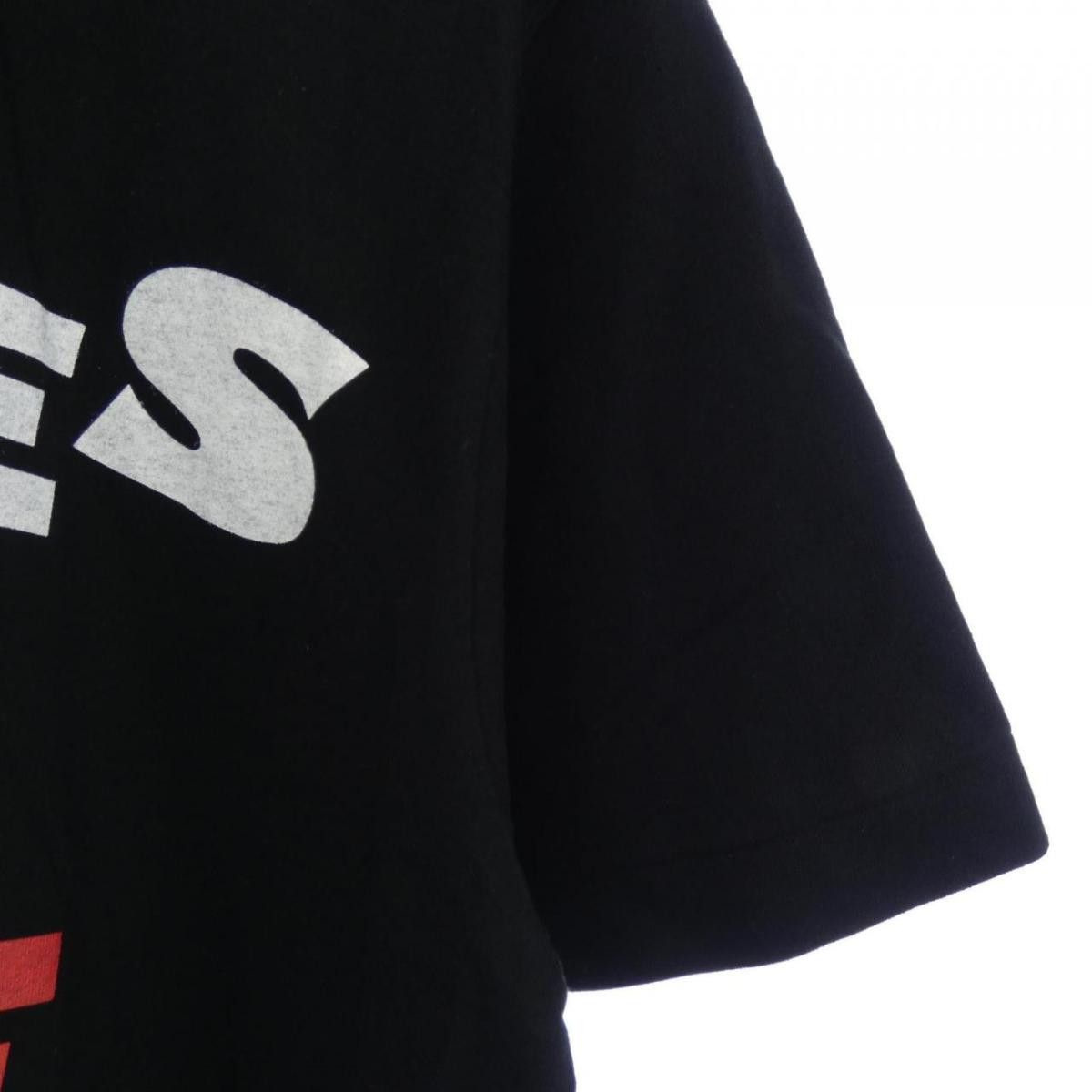 Comme des Garcons Short Sleeve Logo Printed Cotton Tshirt Black Size US L / EU 52-54 / 3 - 6 Thumbnail