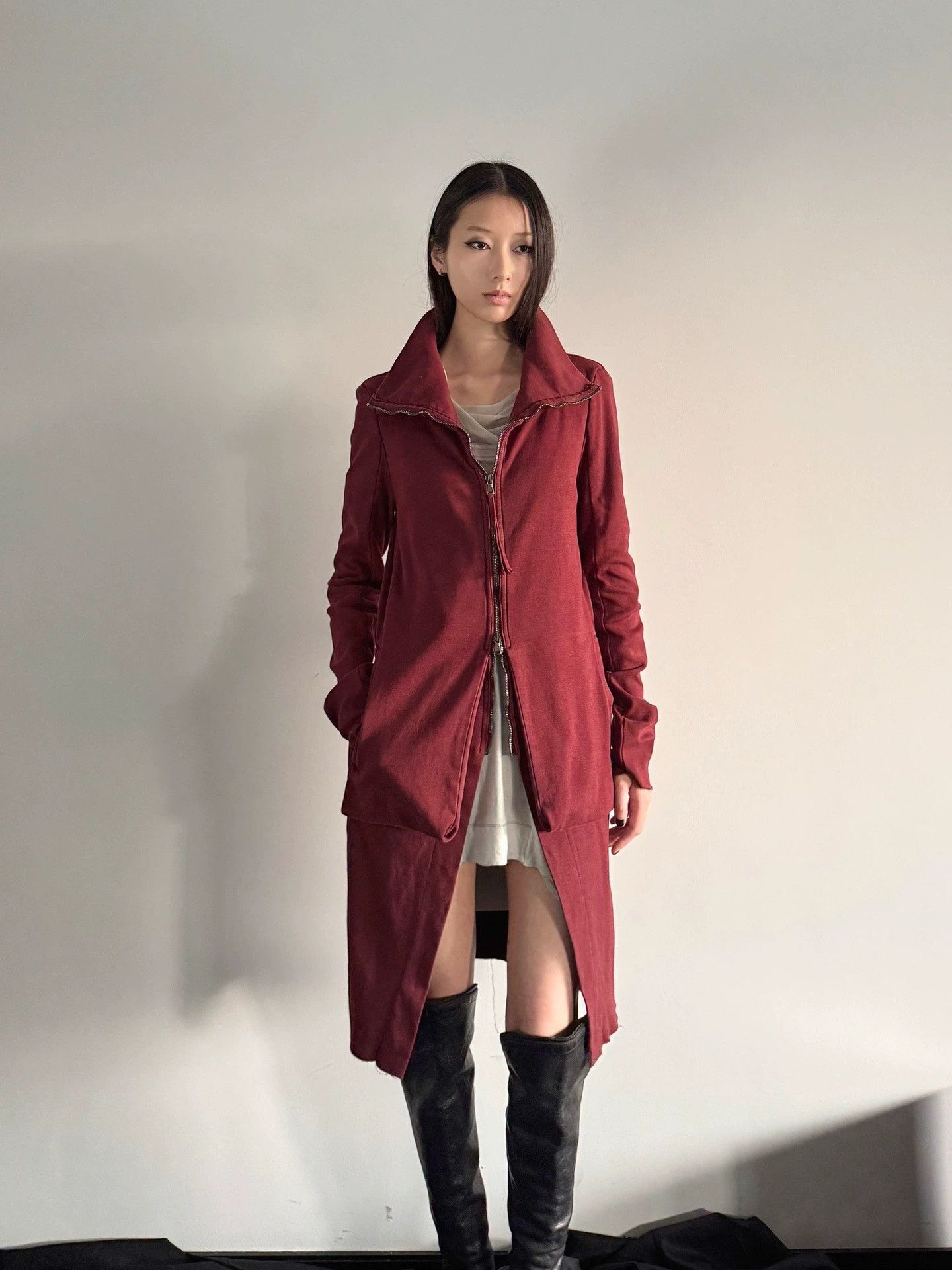 Vintage Italian Vintage Multi-Layer Double-Zip Long Coat XS Size XS / US 0-2 / IT 36-38 - 3 Thumbnail