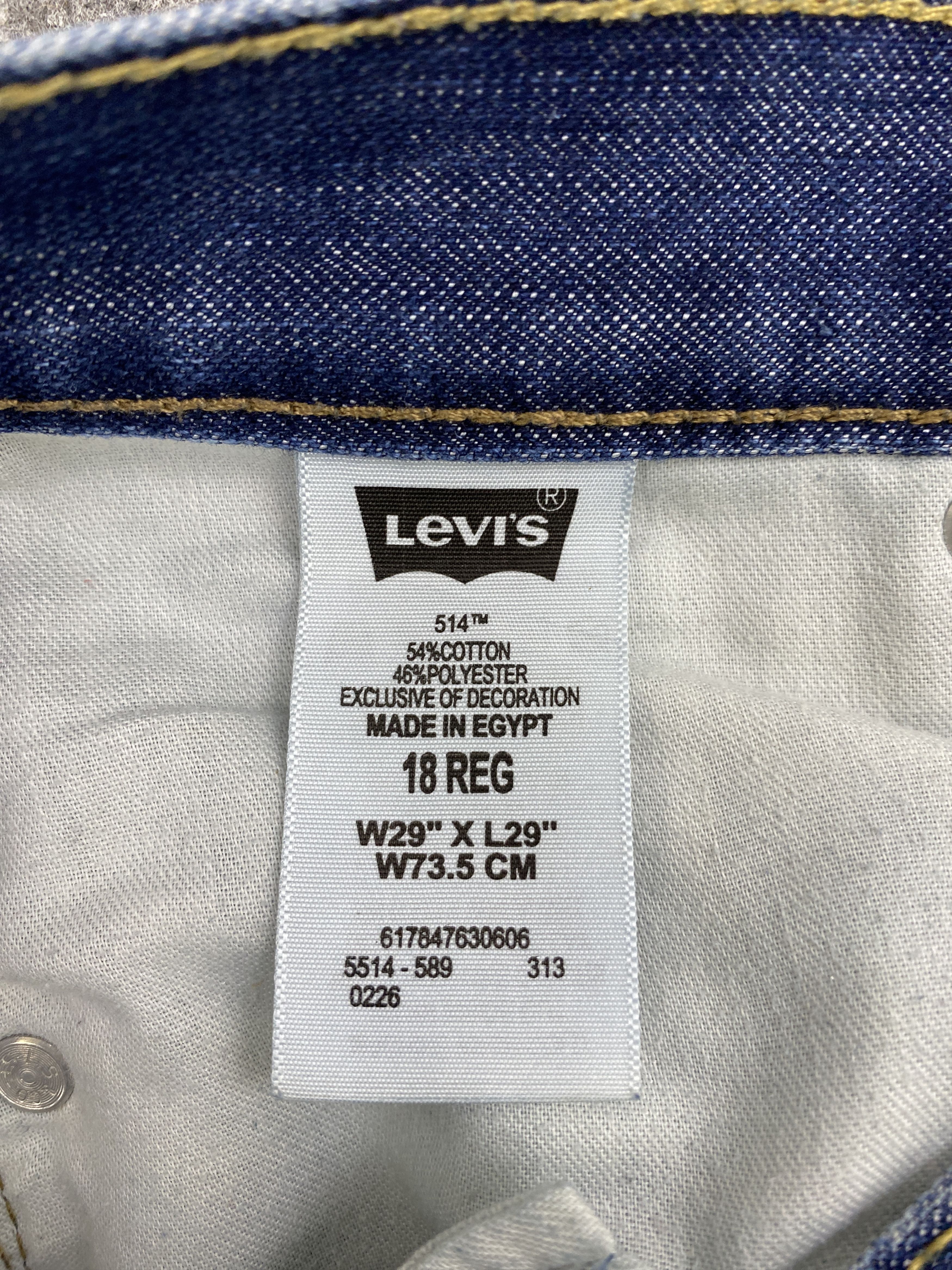 Levi's Vintage Distressed Levis 514 Faded Blue Jeans S0034 Size US 28 / EU 44 - 8 Thumbnail