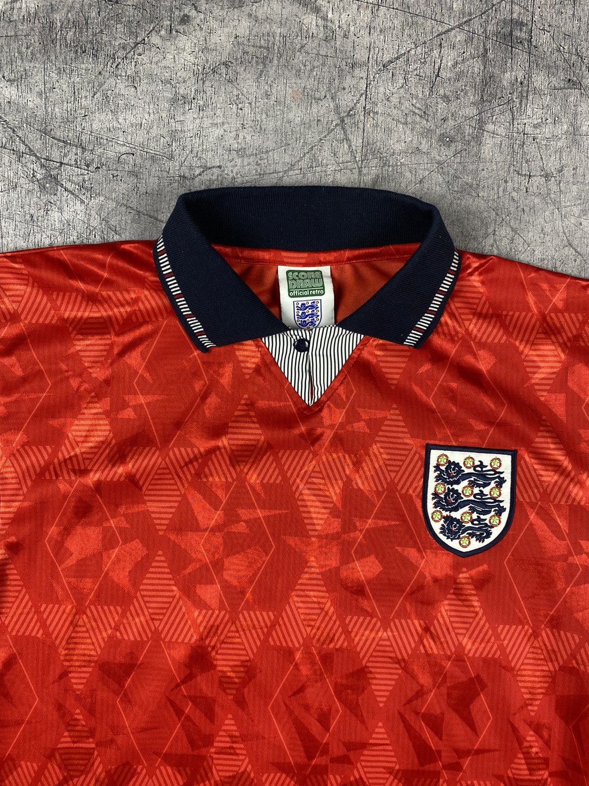 Vintage Vintage Office Retro England Soccer Jersey Tee T Shirt Size US S / EU 44-46 / 1 - 5 Thumbnail