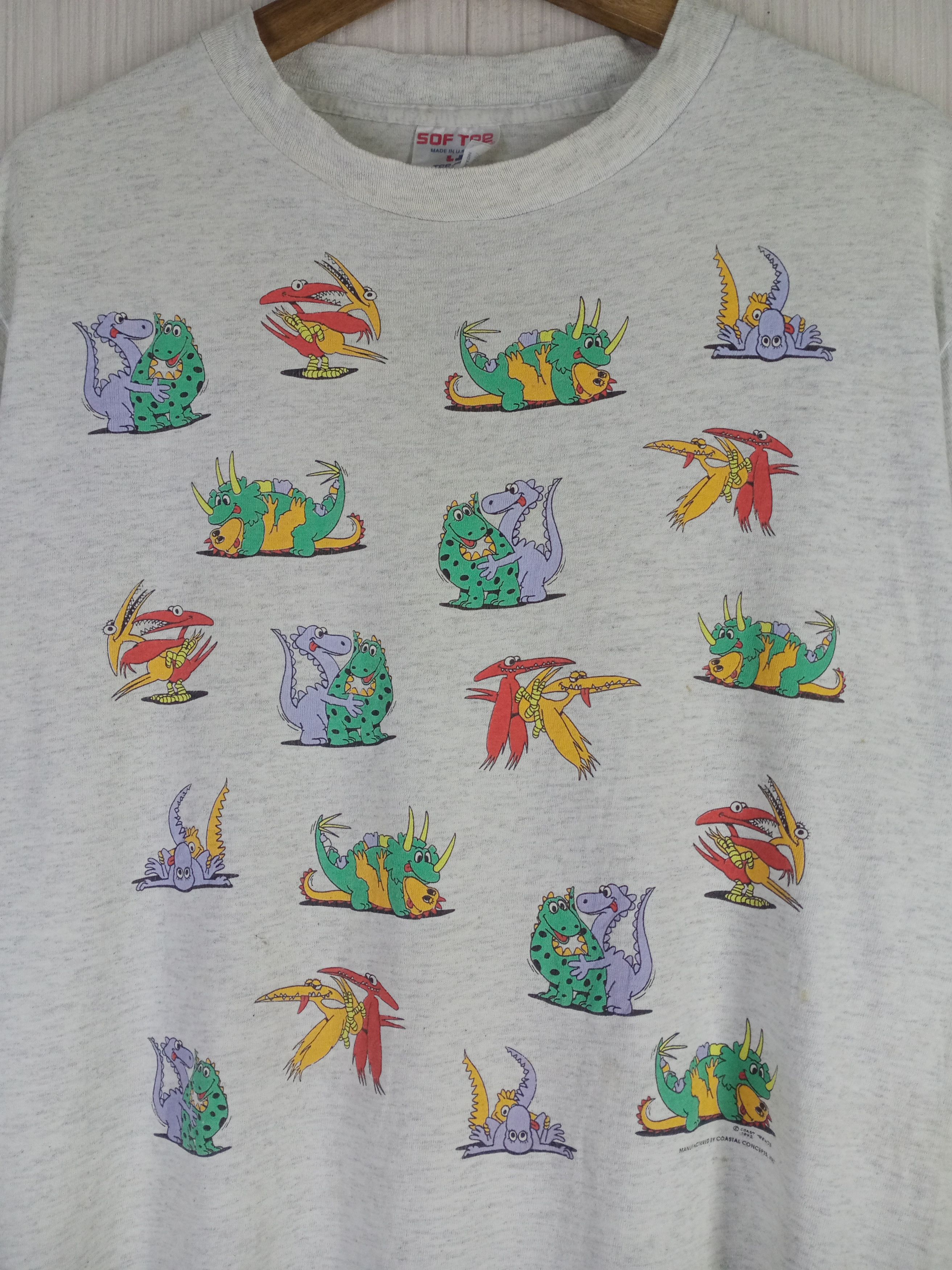 Vintage Very Rare Vintage 1992 Coastal Concepts Sex Position Tshirt Size US M / EU 48-50 / 2 - 1 Thumbnail