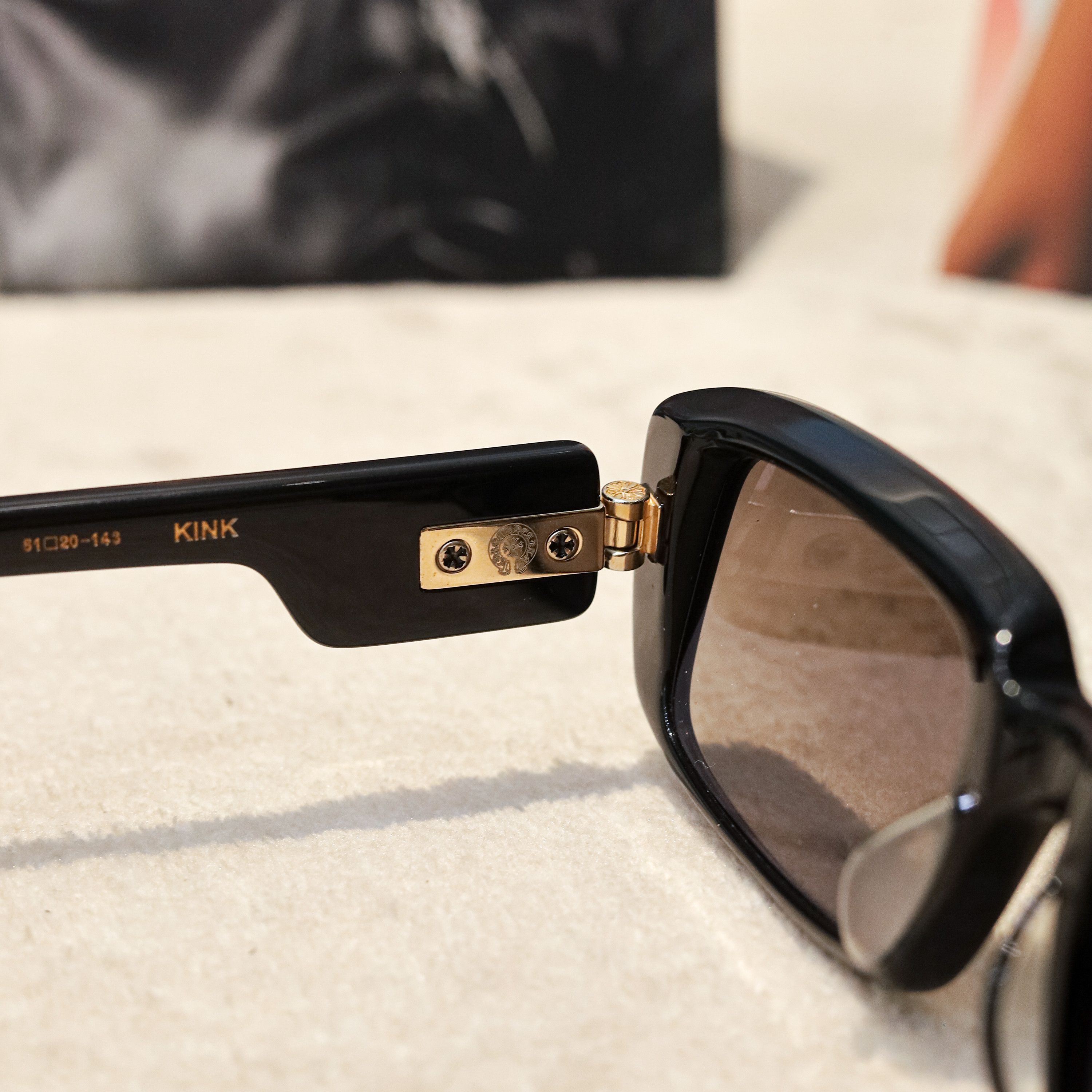 Chrome Hearts CHROME HEARTS Kink Square Sunglasses BLACK Size ONE SIZE - 4 Thumbnail