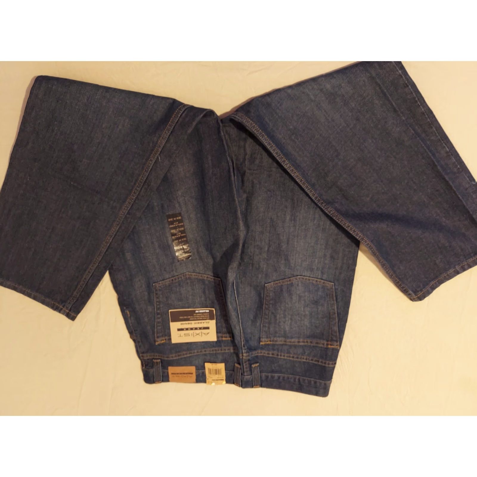Denime **Axist Men's Relaxed Fit 33x32 Blue Denim Straight Jeans** User: Men's Axist Relaxed Fit Blue Denim Straight 33x32 Jeans Size US 33 - 6 Thumbnail