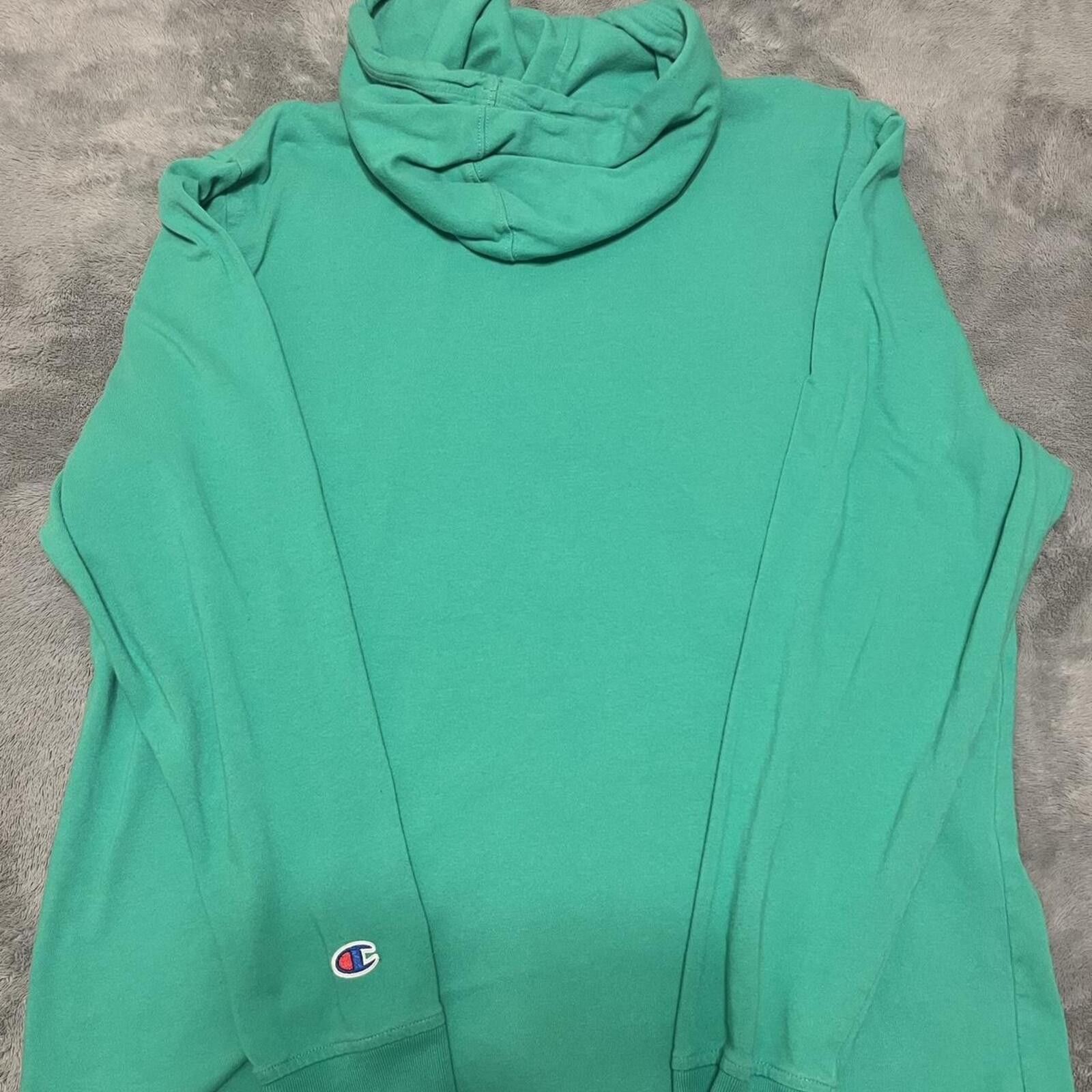 Champion Champions Authentic Outerwear Green Hoodie Size US L / EU 52-54 / 3 - 2 Thumbnail