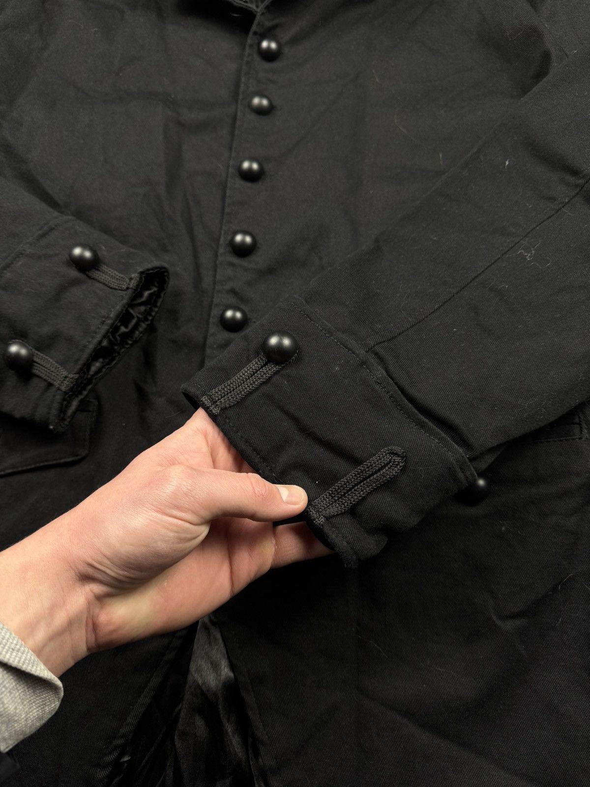 Japanese Brand Vintage Y2k Avant Garde Gothicana Black Punk Chain Jacket Size US XXL / EU 58 / 5 - 5 Thumbnail