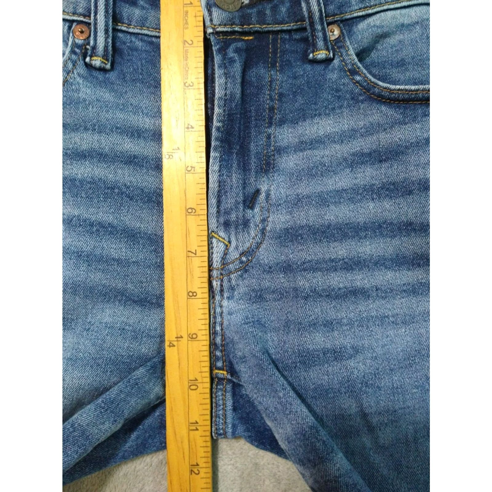 American Eagle Outfitters American Eagle Jeans Mens 29x30 Blue Denim Original Straight Airflex Stretch Size US 29 - 4 Thumbnail