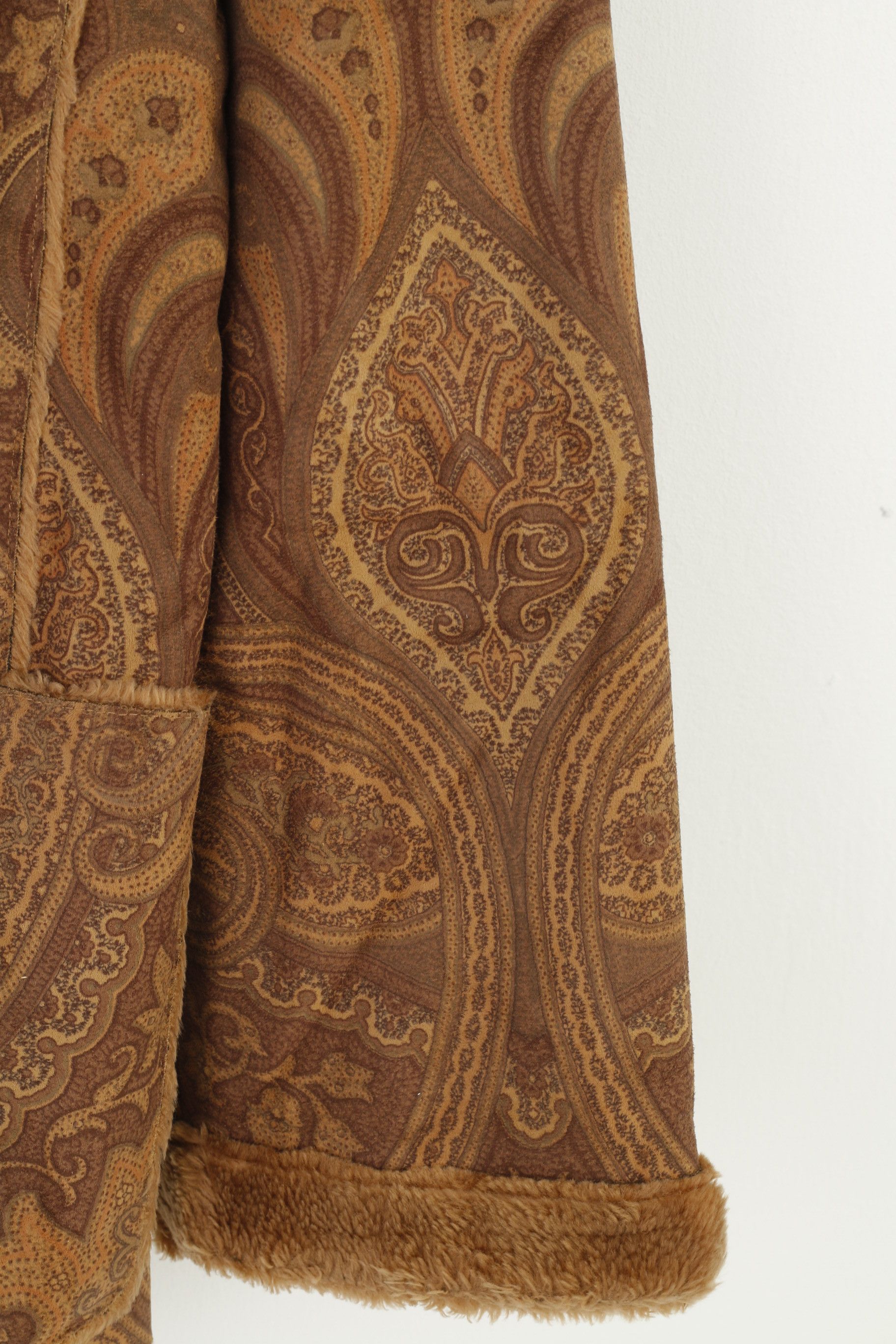 Vintage Gelco Women 16 44 XL Jacket Brown Boho Single Breasted 11032 Size XL / US 12-14 / IT 48-50 - 4 Thumbnail