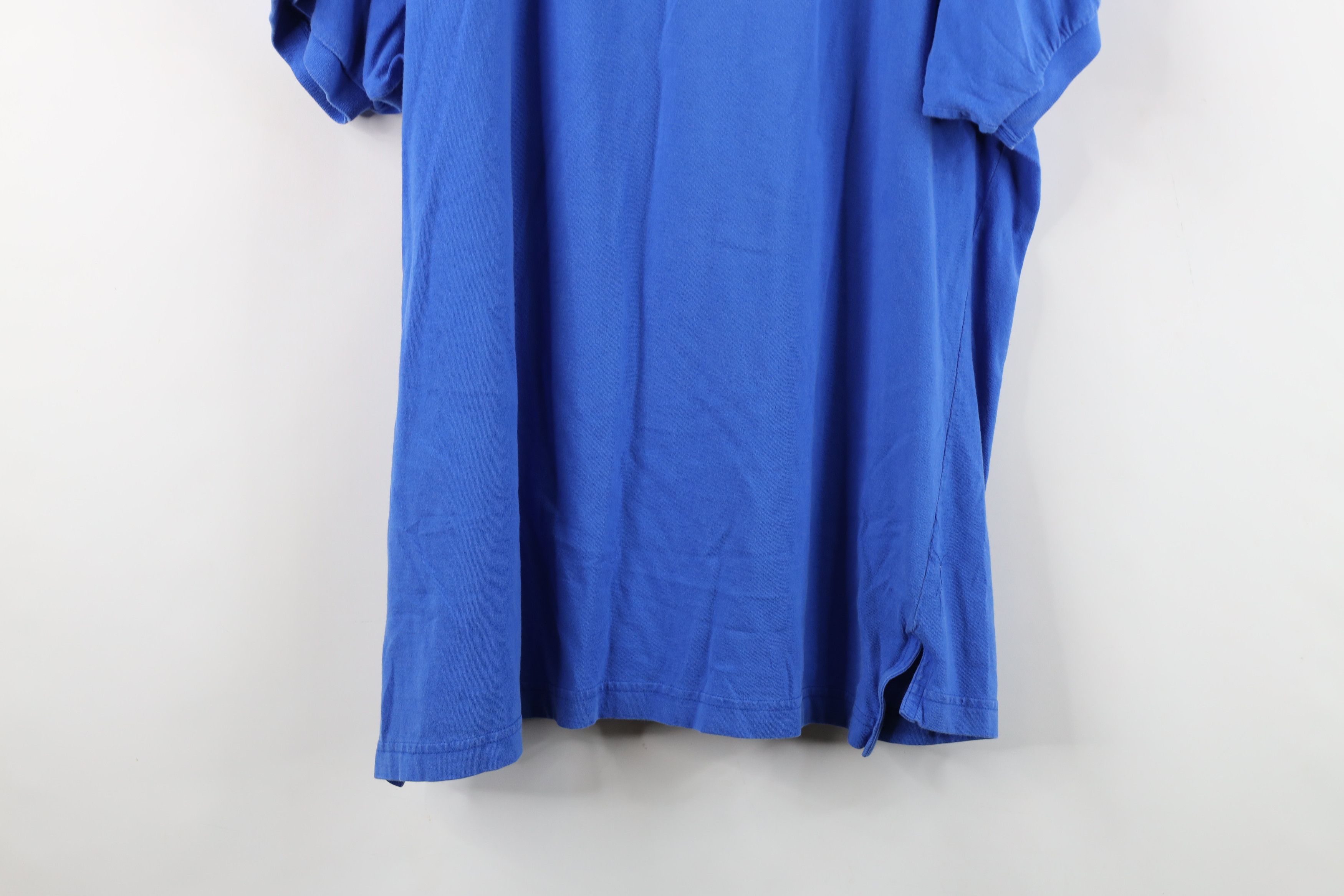 Nike Vintage 90s Nike Scott Mini Swoosh Golf Polo Shirt Blue Size US L / EU 52-54 / 3 - 14 Thumbnail