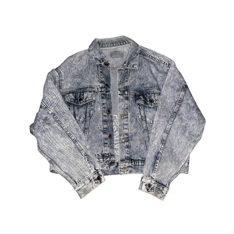 Levi's Vintage Clothing Skeleton Levi’s Denim Jacket Size S / US 4 / IT 40 - 2 Thumbnail
