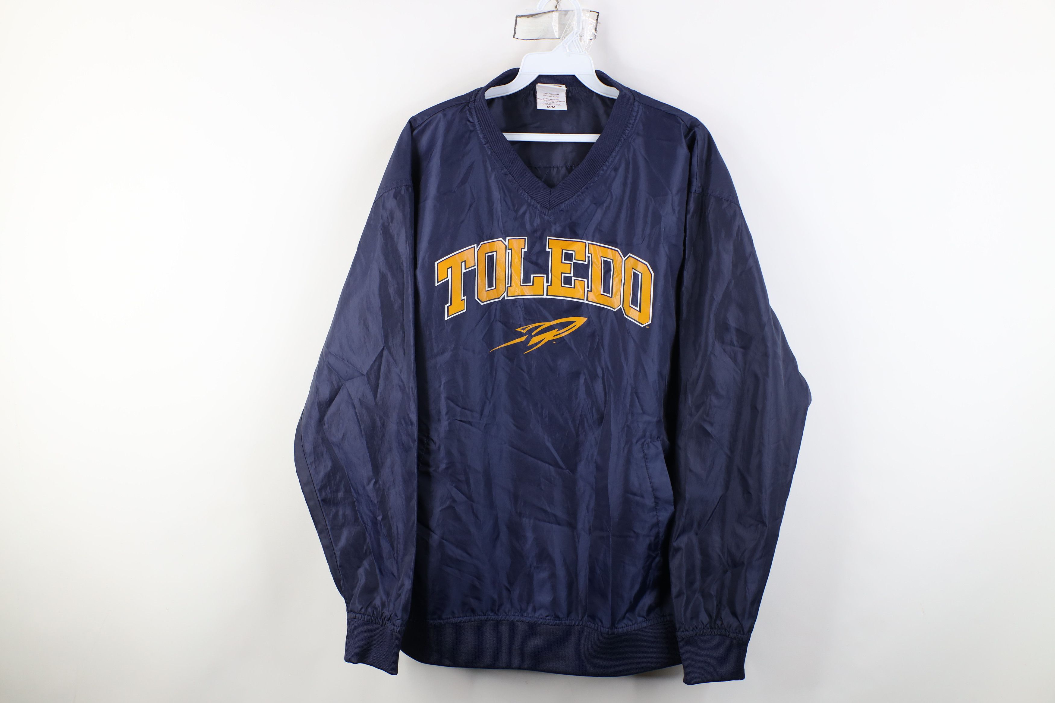 Vintage Vintage 90s University of Toledo Pullover Windbreaker Jacket Size US M / EU 48-50 / 2 - 1 Thumbnail