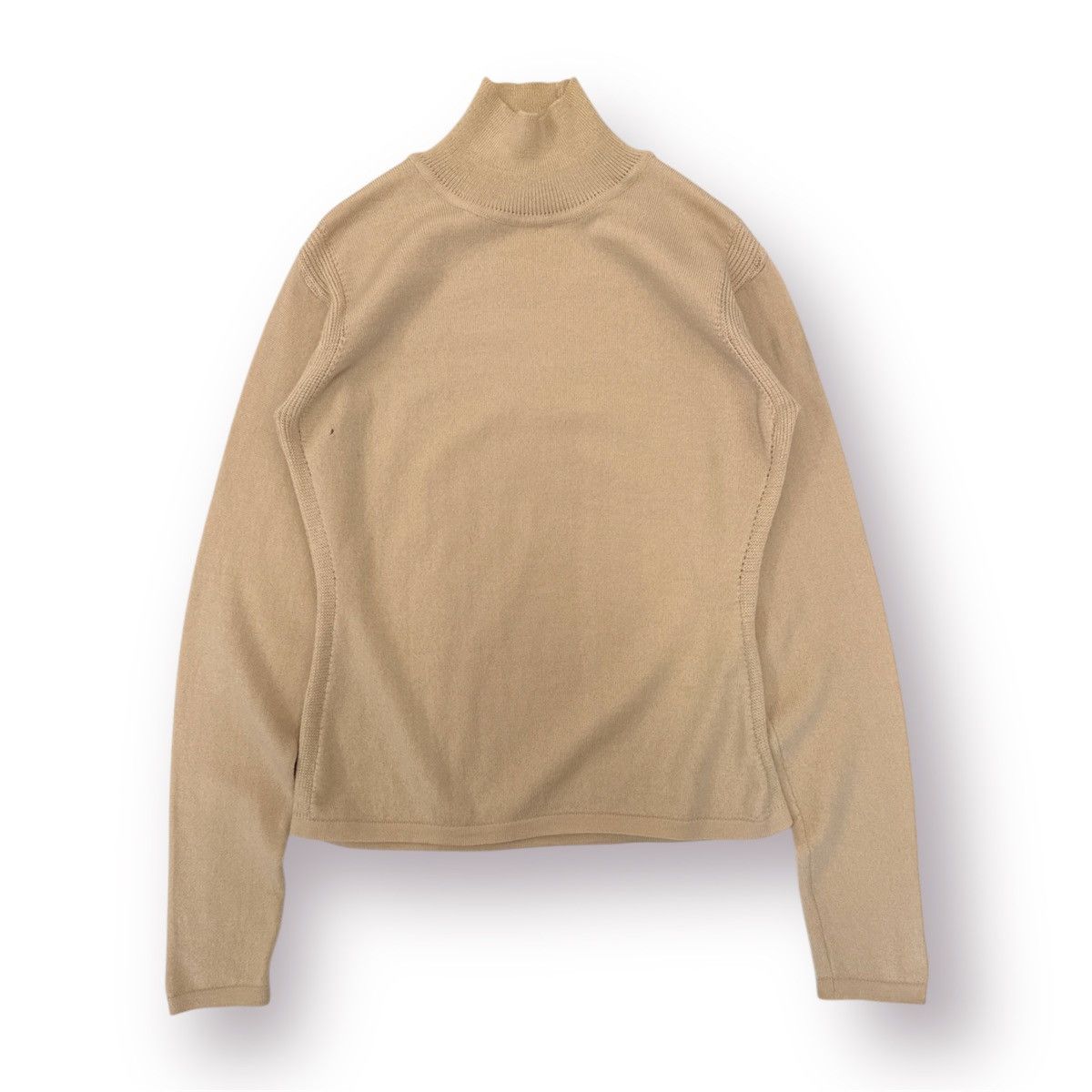 Issey Miyake 🔥 Issey Miyake Knit Sweater Turtle Neck Stretchable fit Size S / US 4 / IT 40 - 1 Thumbnail