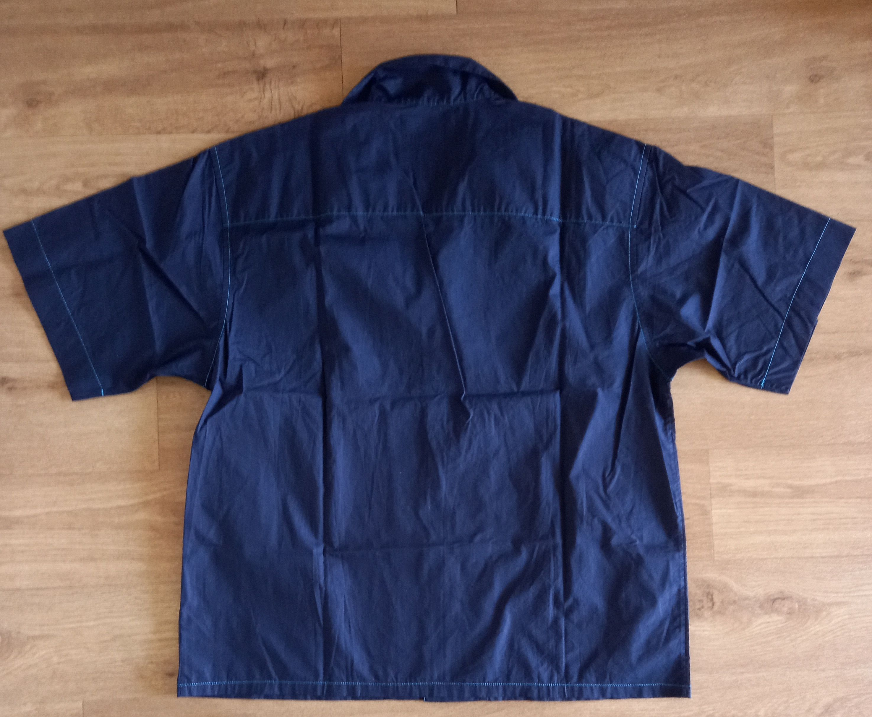 Marni × Uniqlo UNIQLO x MARNI Oversized Shirt Navy Blue sz Asian XL (US L) Size US L / EU 52-54 / 3 - 2 Thumbnail