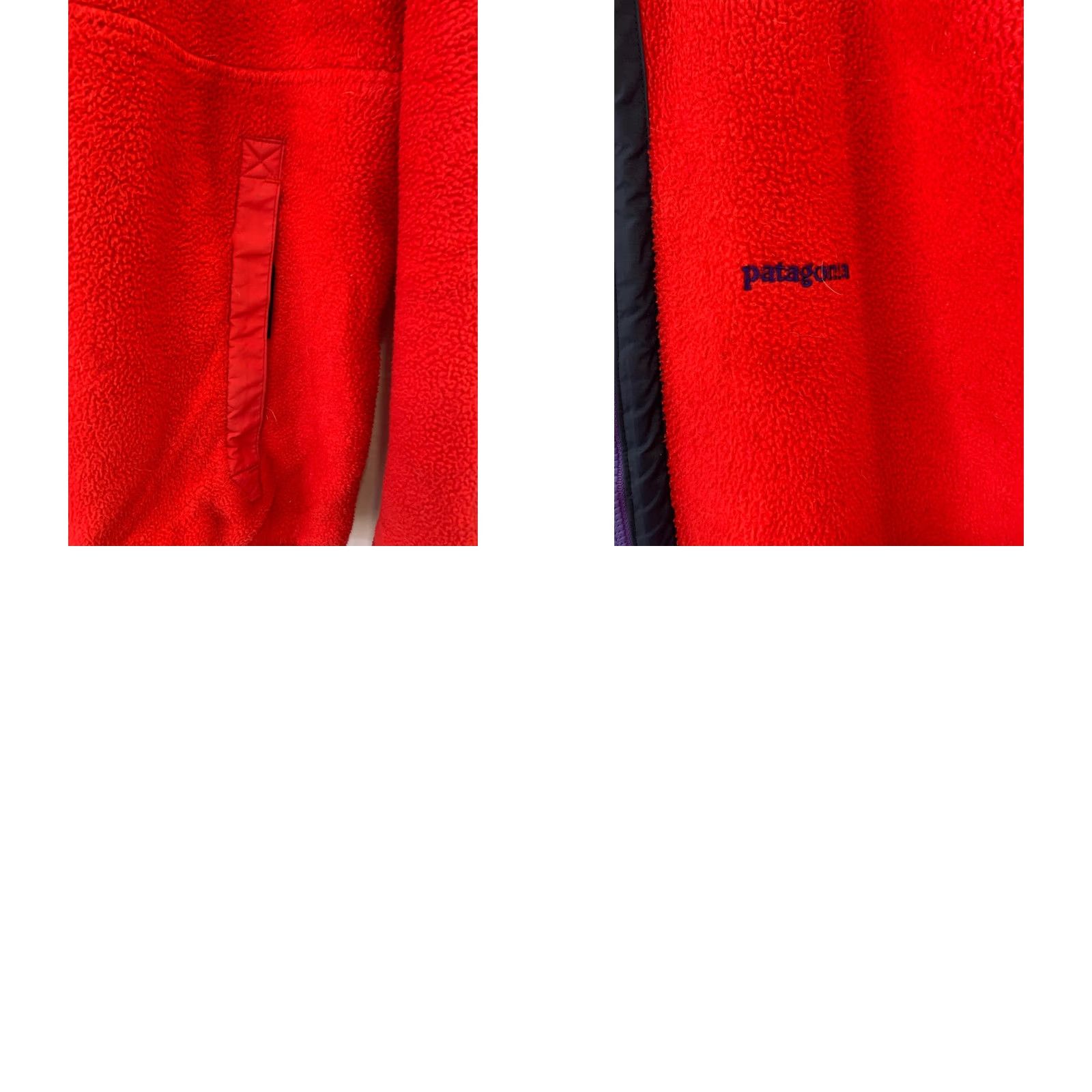 Patagonia VINTAGE Patagonia Synchilla Fleece Pullover Jacket Men’s L Red USA Snap-T Style Size US L / EU 52-54 / 3 - 9 Thumbnail