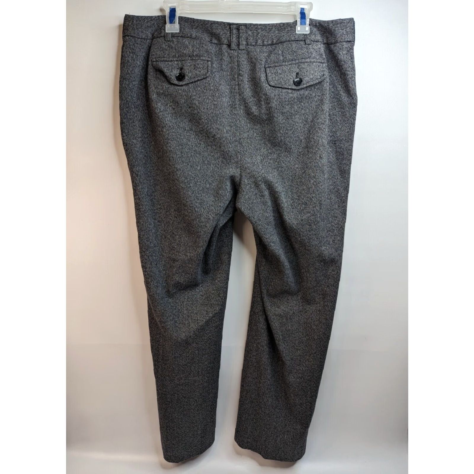 Vintage LANE BRYANT Charcoal Gray High Rise Women's 16 Casual Pant Tapered Waist 38 in Inseam 30 in Size 38" / US 16 / IT 52 - 6 Thumbnail