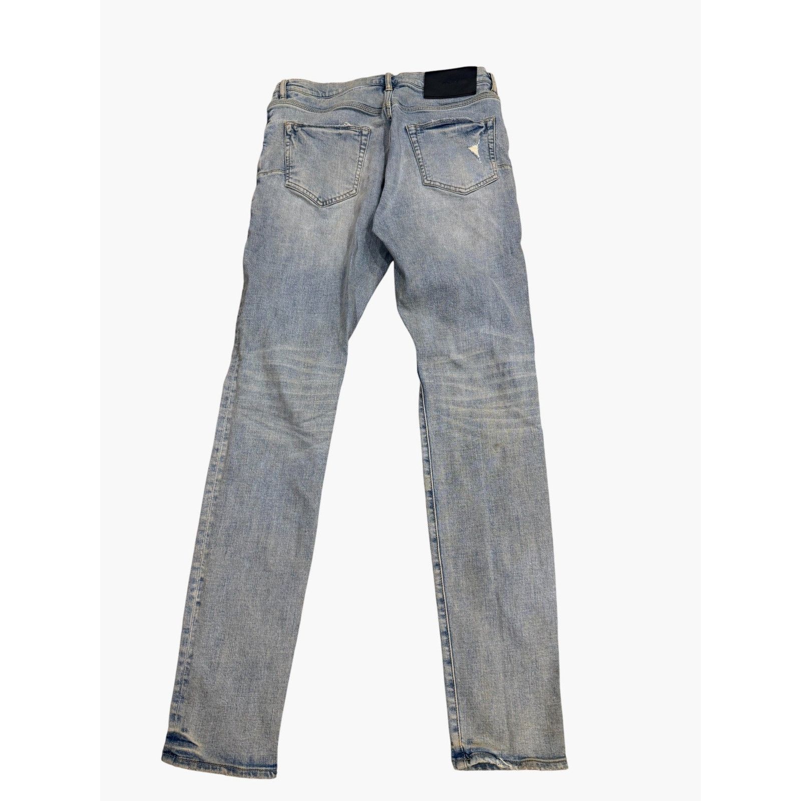 Purple Brand Purple Brand Light Wash Rip Jeans Size US 32 / EU 48 - 2 Thumbnail