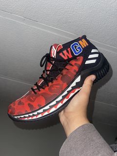 Bape dame 4 on sale red