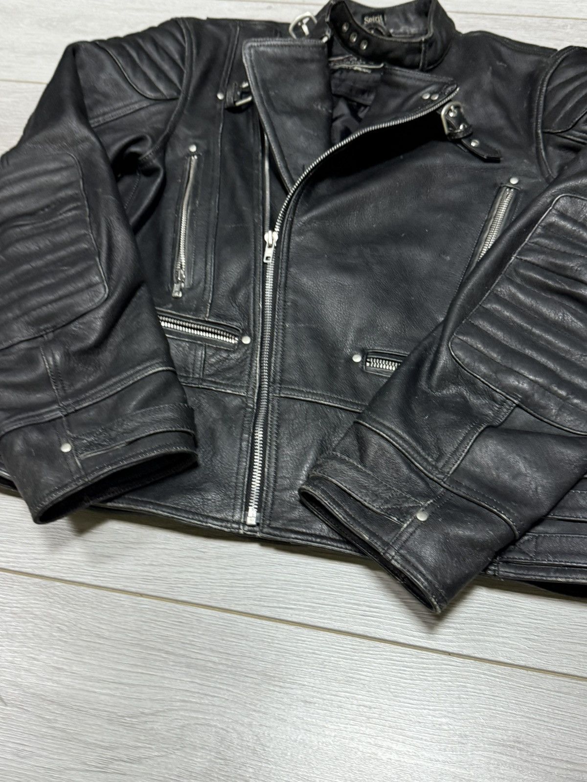 Vintage Polo x Spirit Motors🐉 dragon big logo leather jacket moto Size US L / EU 52-54 / 3 - 5 Thumbnail