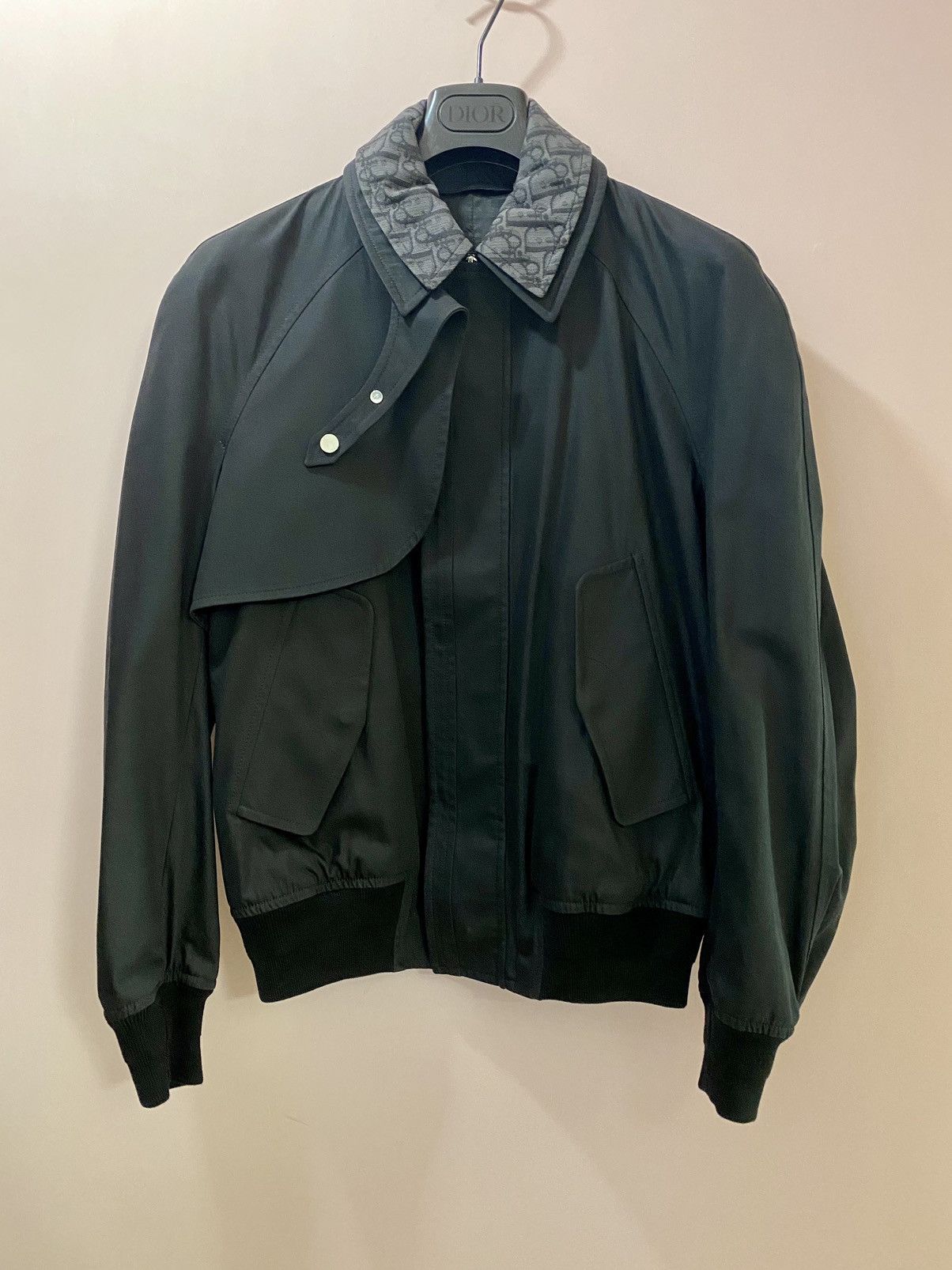 Dior Dior black jacket with removable oblique collar 44 Size US S / EU 44-46 / 1 - 2 Thumbnail