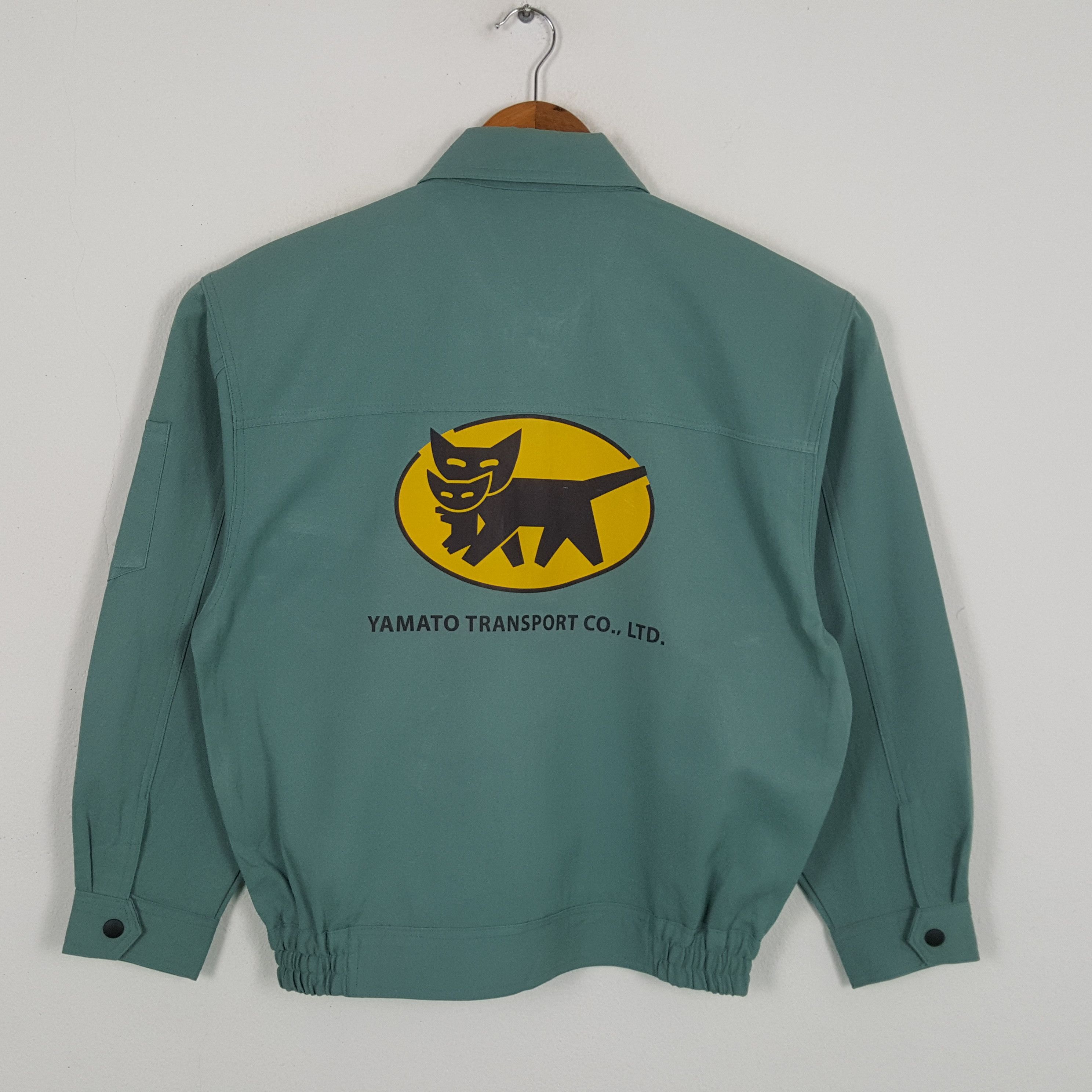 Japanese Brand × Vintage Vintage YAMATO TRANSPORTS Japanese Racing Custom Jacket Size US M / EU 48-50 / 2 - 1 Thumbnail