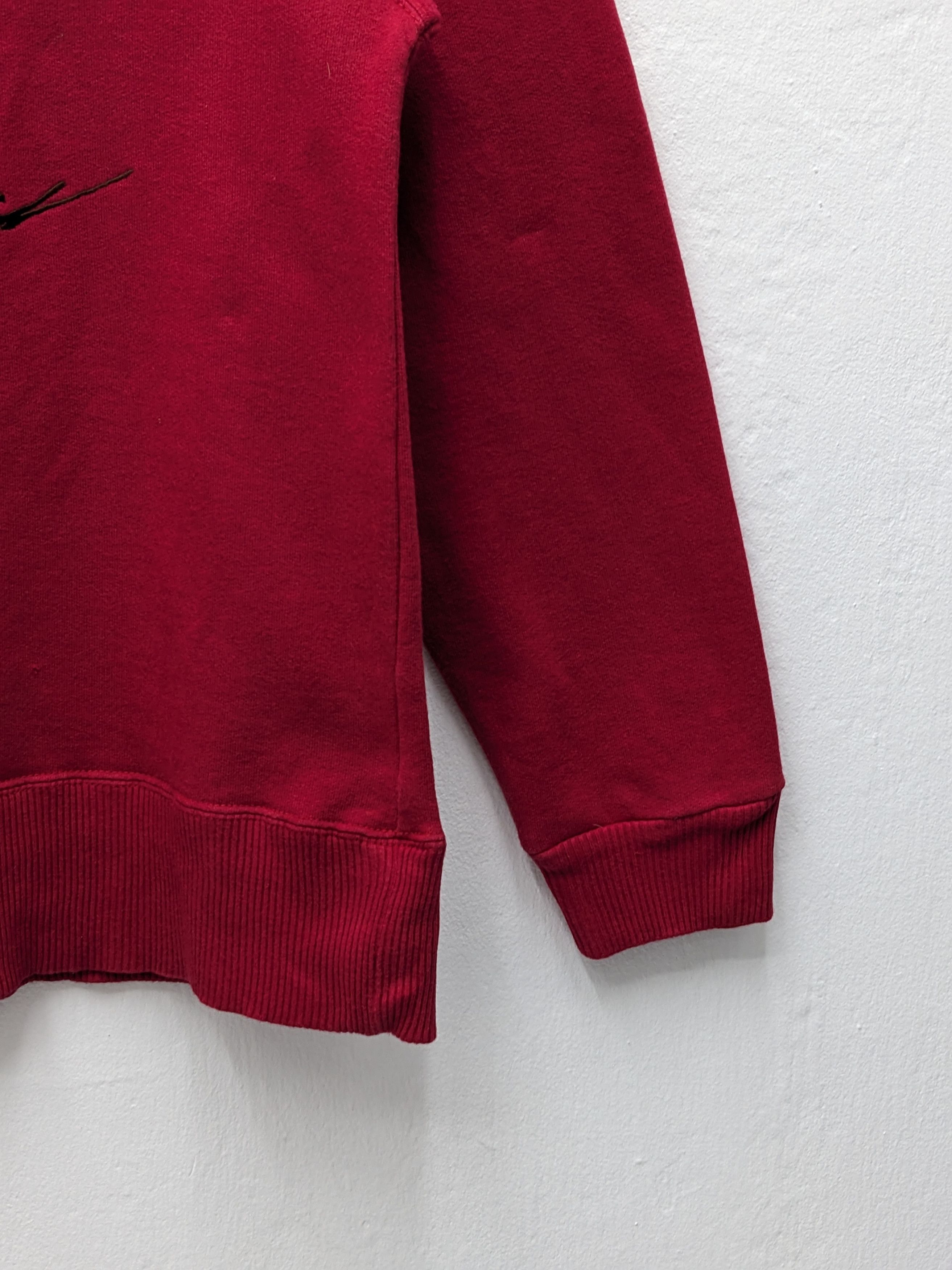 Peanuts Vintage Snoopy Peanuts Red Embroidered Crewneck Sweatshirt Size US M / EU 48-50 / 2 - 4 Thumbnail