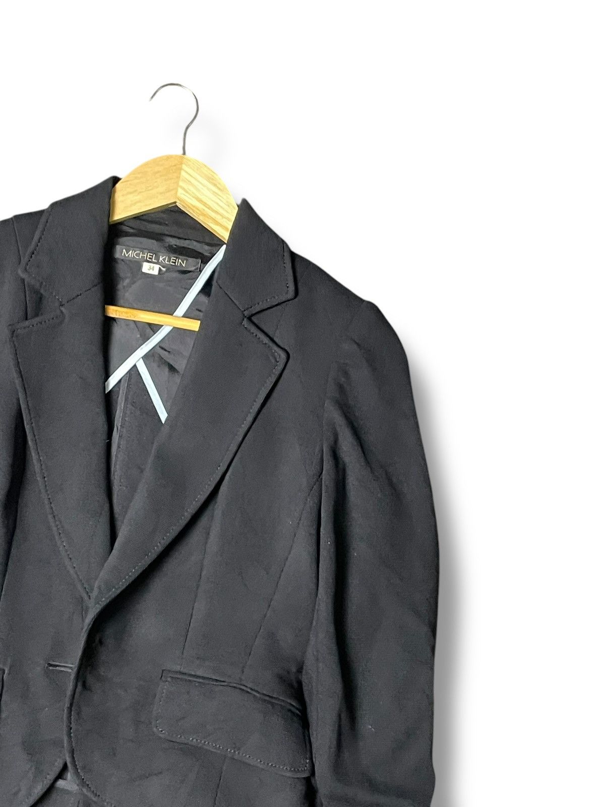 Designer × Michel Klein × Vintage Vintage Michel Klein Brand Crop Blazer (59) Size US XXS / EU 40 - 2 Thumbnail
