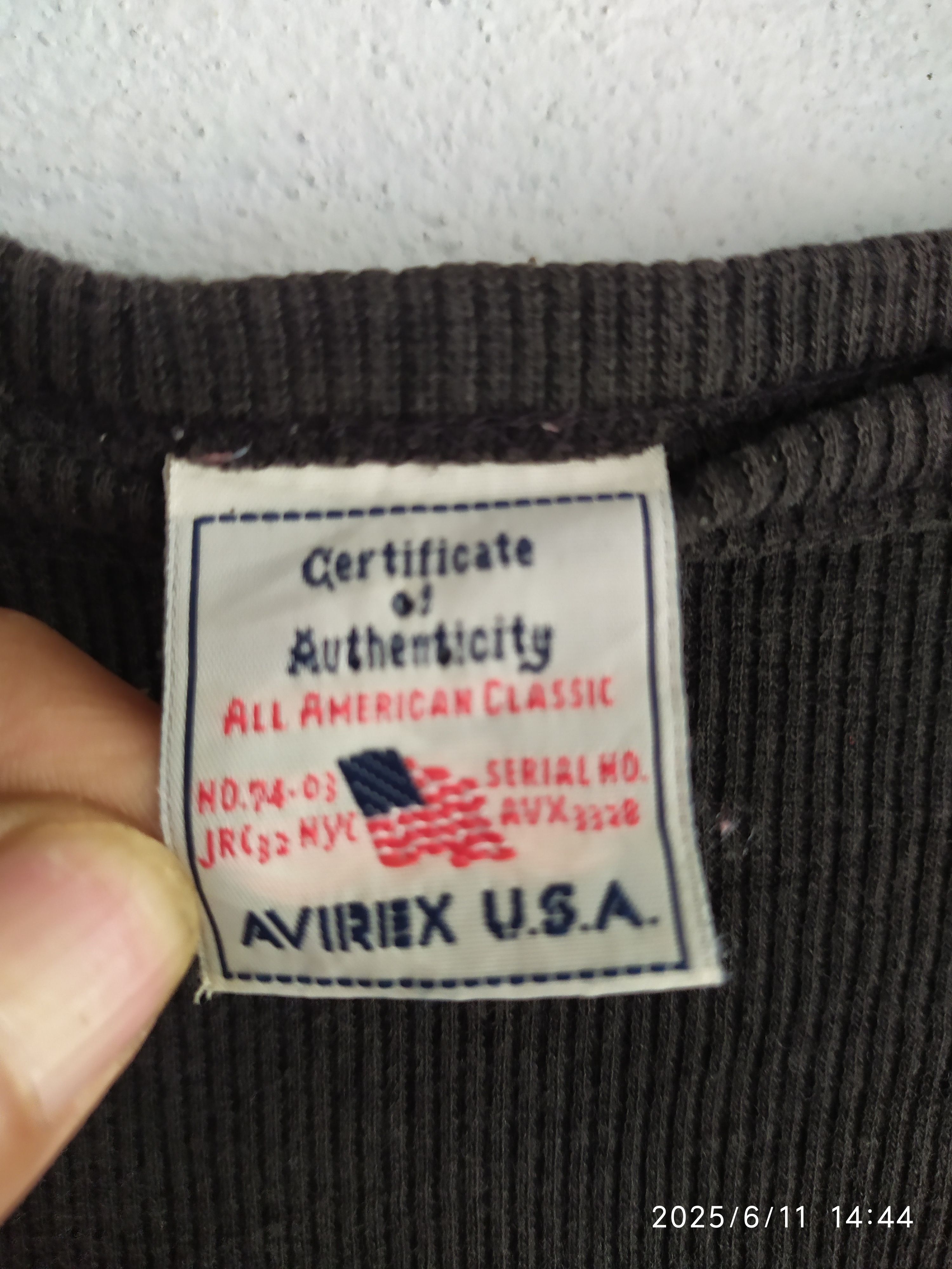 If Six Was Nine × Japanese Brand × Vintage Vintage Avirex Long Sleeve Shirt Black Size US L / EU 52-54 / 3 - 7 Thumbnail