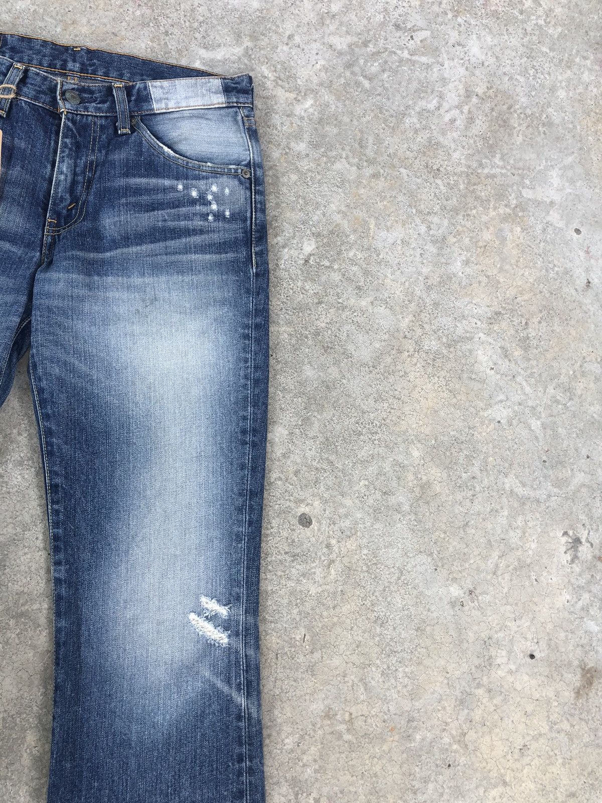 Le Grande Bleu (L.G.B.) Y2k Levis 517 Flared Jeans Distressed Jeans Size US 30 / EU 46 - 5 Thumbnail